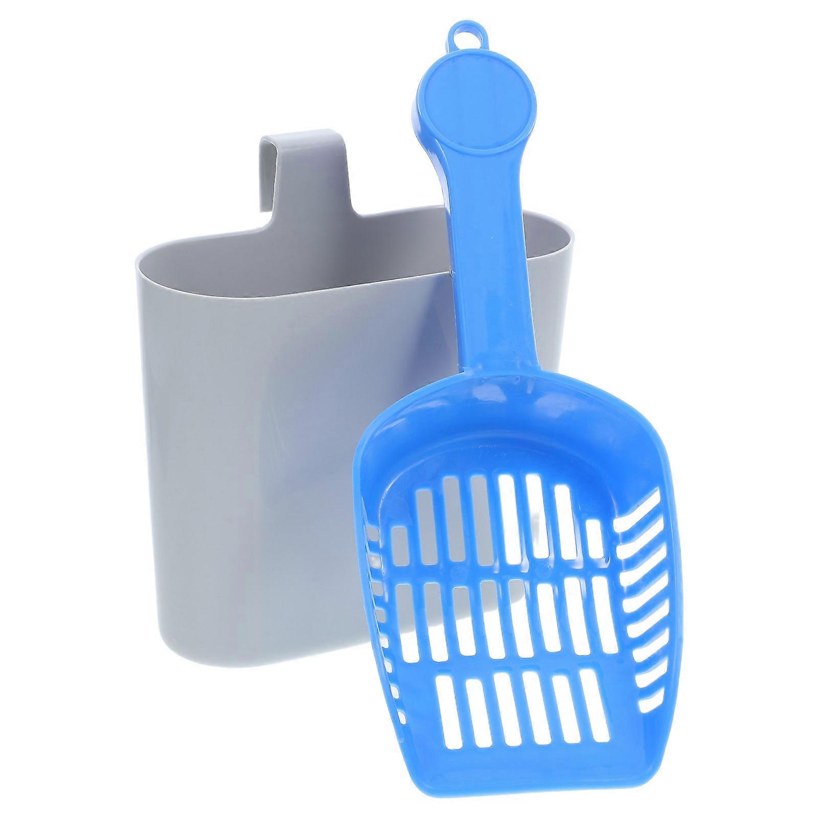 ABS Cat Litter Scoop With Long Handle For Cat Litter Box 2Pcs