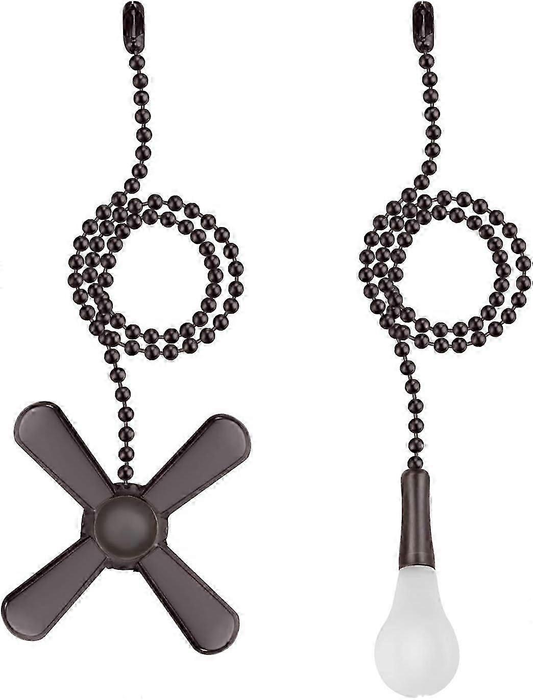Ceiling Fan Pull Chain - Beaded Ball Fan Pulls -2 Pieces