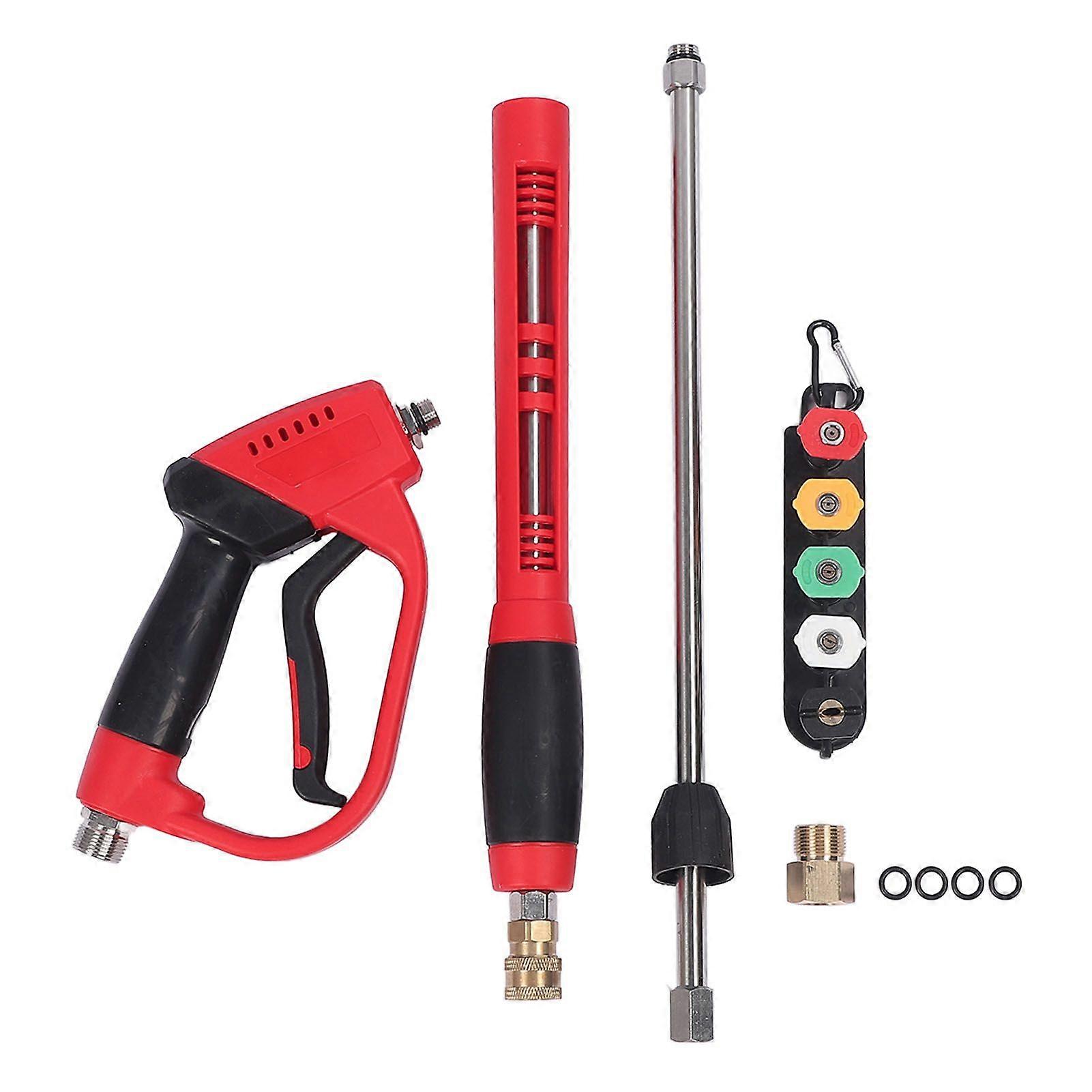 Pressure Washer Kit with Extension Wand and Nozzle Tips 5000 PSI 8GPM Flow Efficient Cleaning Replacement for Simpson Pressure Washer MK56591