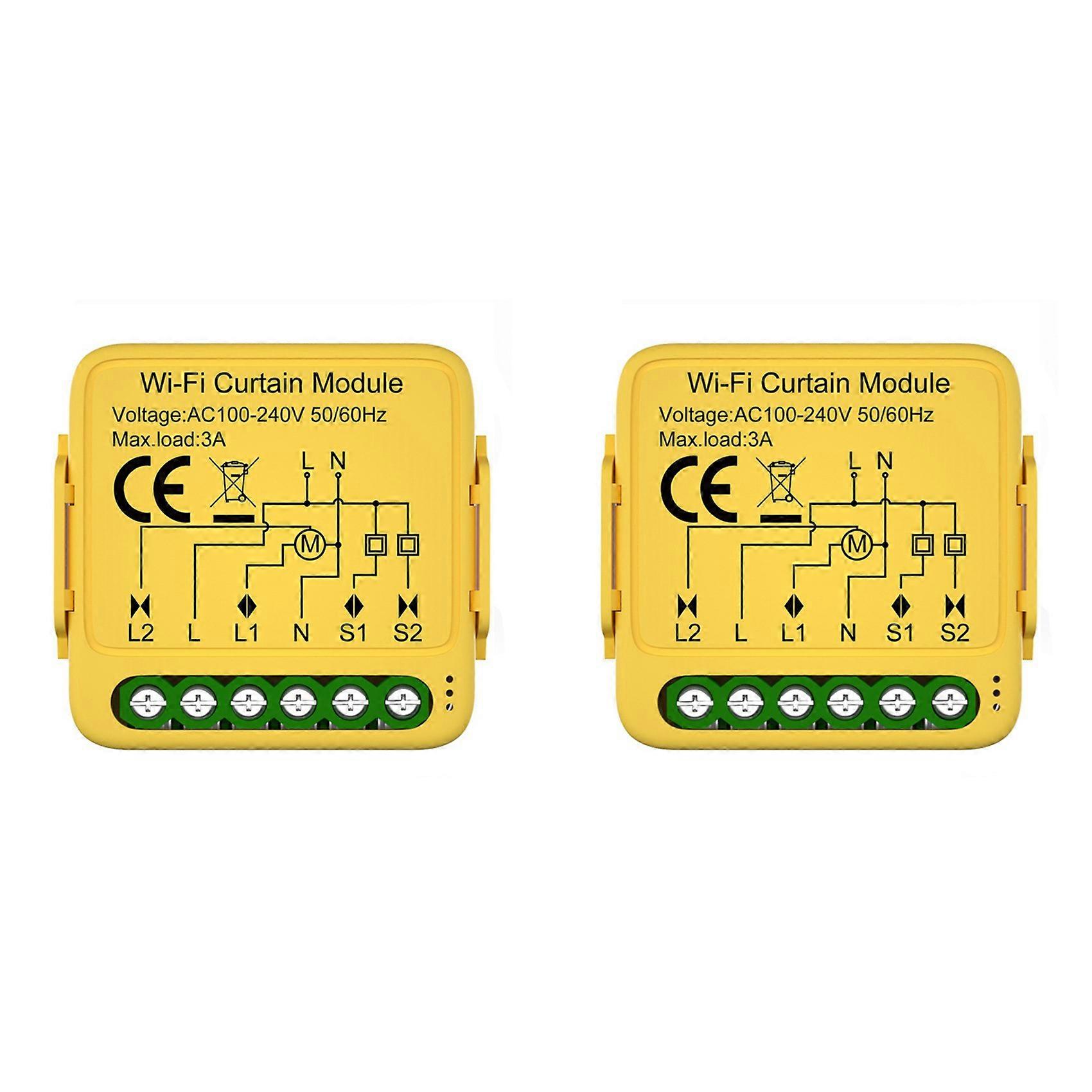 Tuya Smart Curtain Switch Module Connected Roller Shutters Blind Motor Smart Life APP Works with Hom