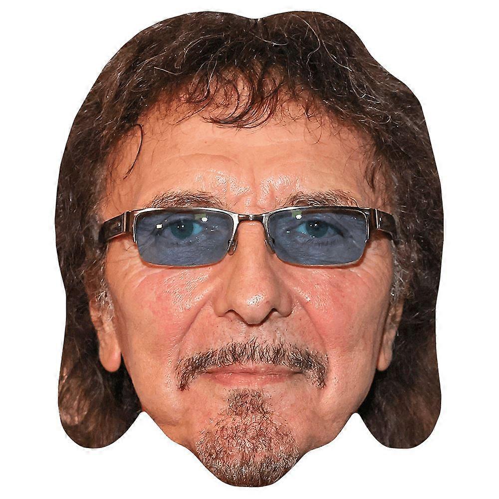 Anthony Frank Iommi Jr (Glasses) Celebrity Mask, Flat Card Face