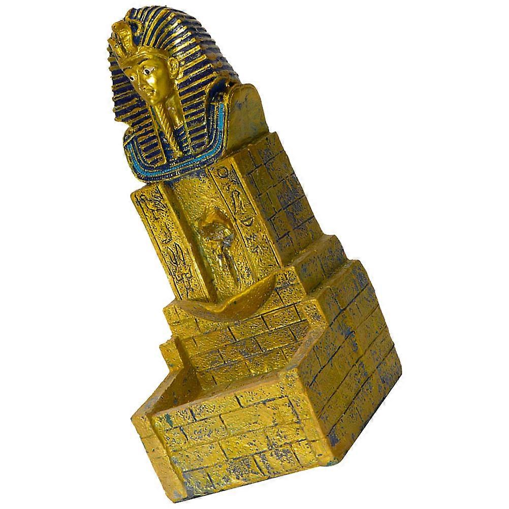 The **Ancient Egypt Backflow Incense Burner with Waterfall Design** is a unique and eye catching piece that blends ancient Egyptian aesthetics with