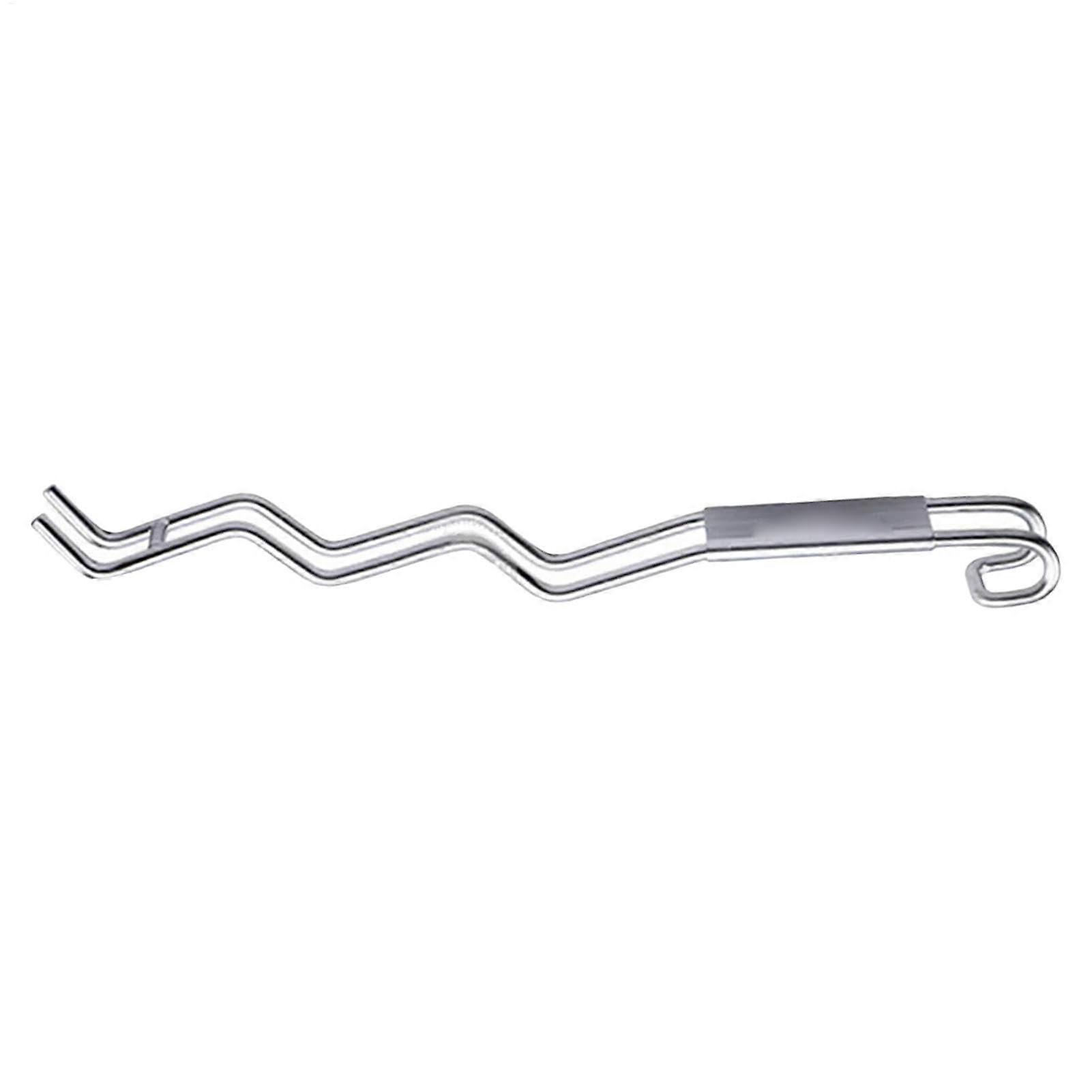 Stainless steel grill net fork, Barbecue grill net clip, cooking fork rack clip Screwdriver tool, Grill utensils for family, home