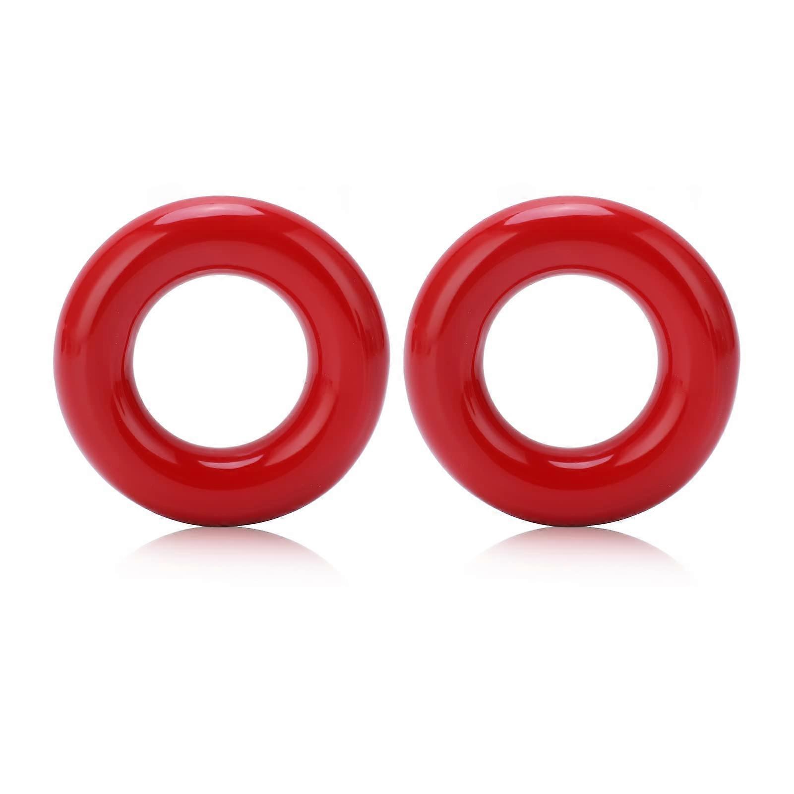 Golf weighting ring protective training club donut red