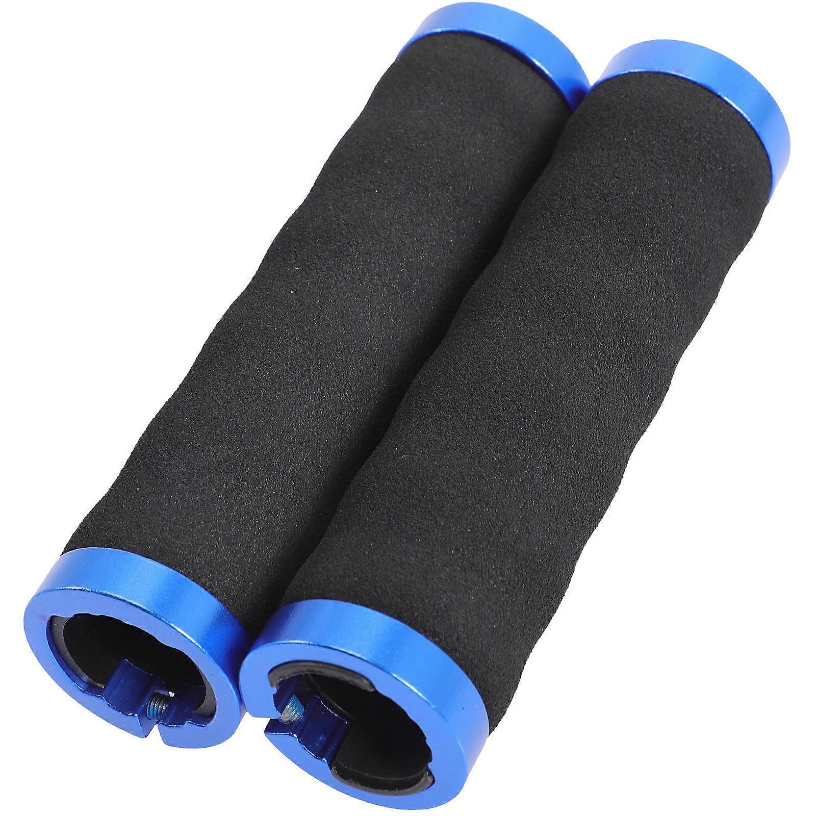 Bicycle Handle Grips Nonslip Handlebar Grips Bike Handle Protective Sleeves Anti-Slip Cyclists Rainy Weather Cycling 13x3.3cm Sweat-Resistant 1 Pair