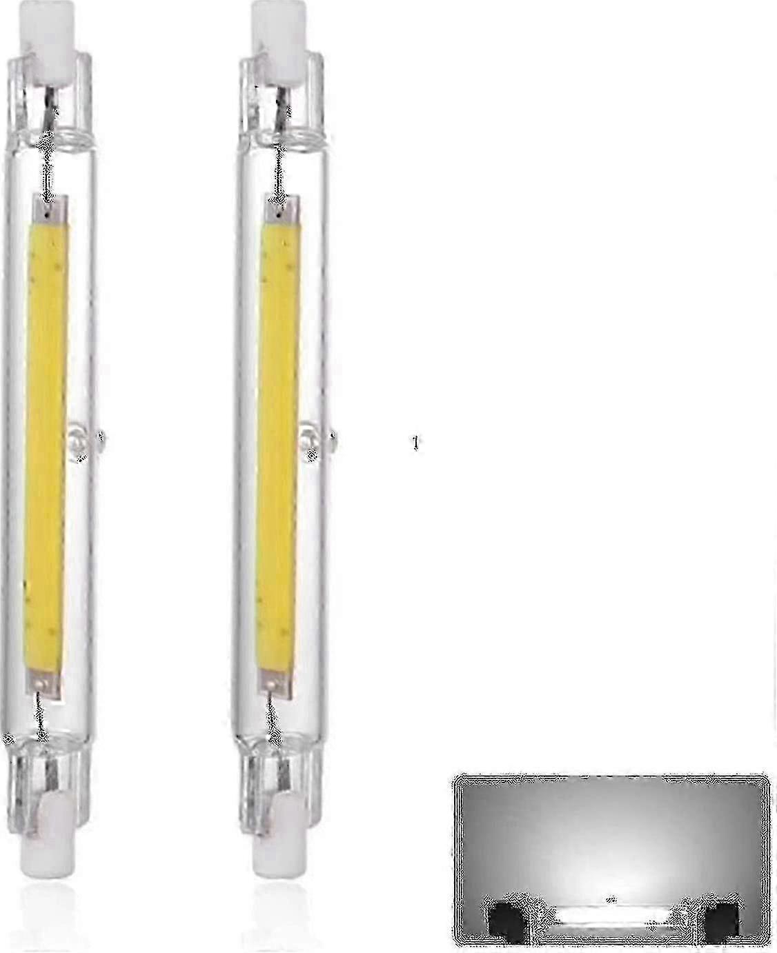 R7s 118mm 40w LED Bulb Cool White 6000k, 3000lm, Dimmable, 360 Degree Linear 40w Equivalent