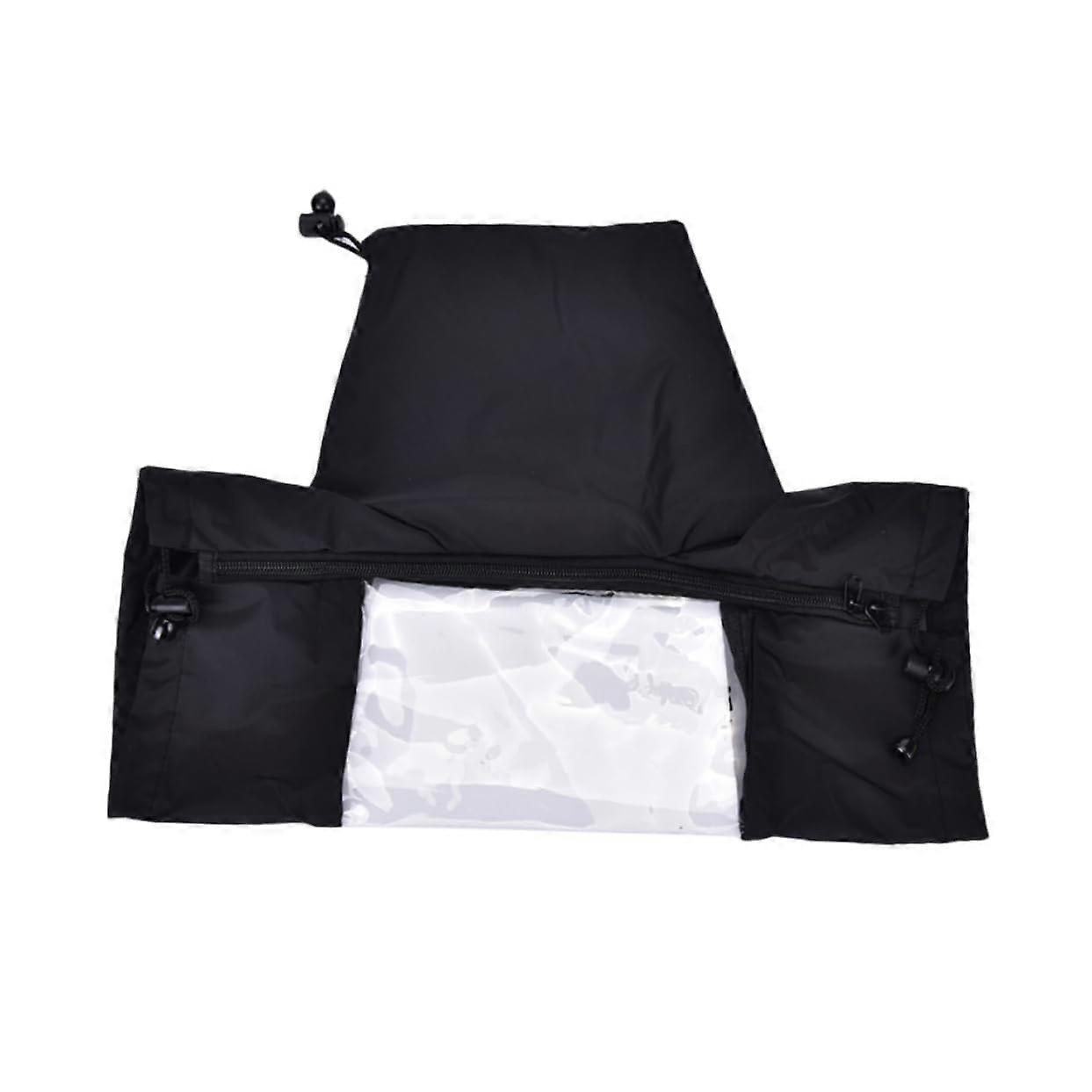 Camera Rain Cover for Digital Camera Black Full Coverage UltraFlexible PVC Window Universal Fit