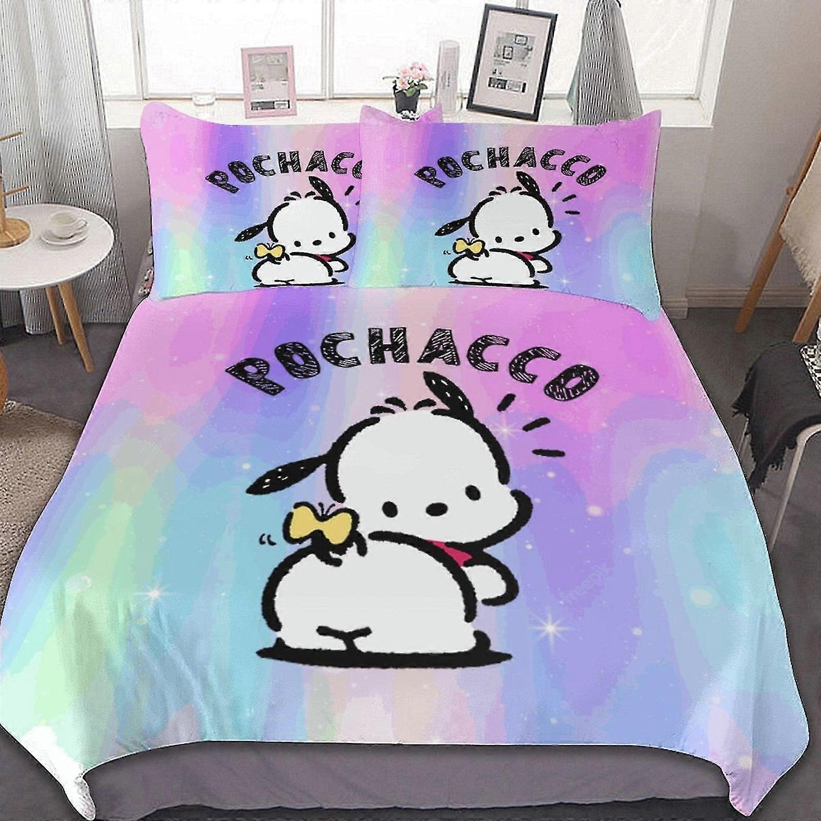 Lightweight 3 Piece Comforter Set Microfiber Bedding with 3D Print, 1 Duvet Cover and 2 Pillow Shams for Kids Boys