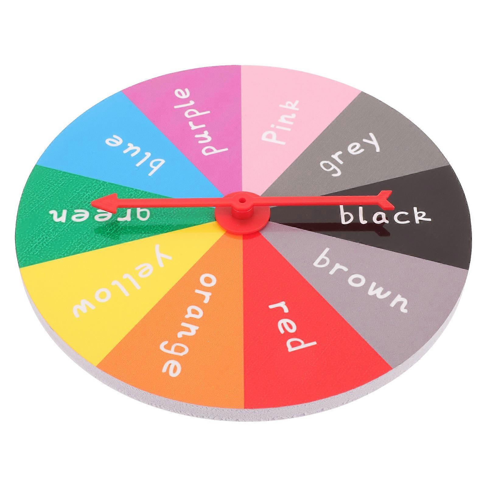 Red Rotating Prize Wheel Game Board for Educational Fun, Trade Shows, Carnivals, and Interactive Events