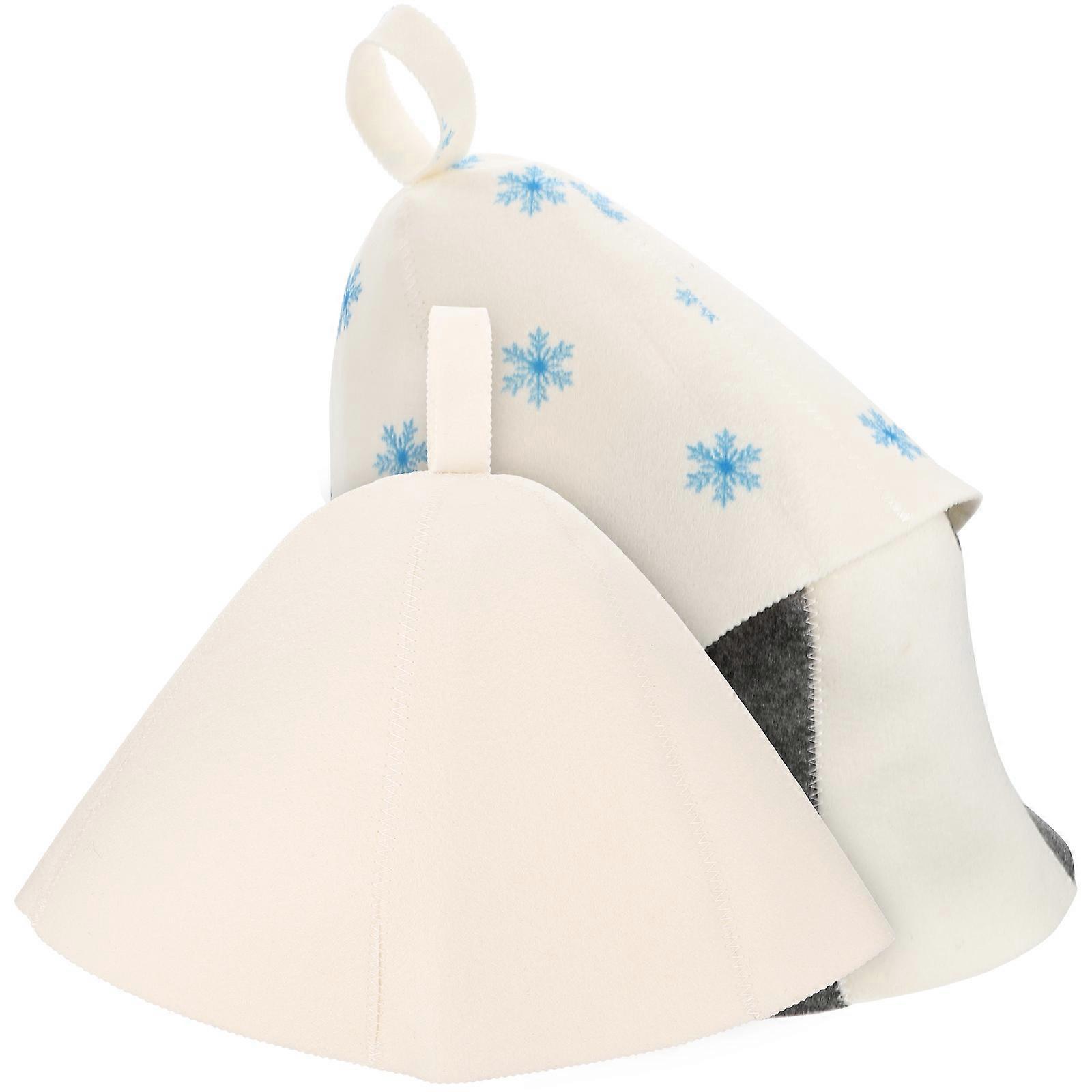 Sauna Hat Set, Practical Headwear for , Enhances Relaxation Experience
