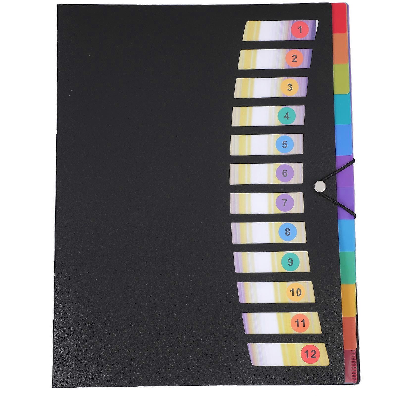 Expandable File Folder Organizer with Buckle Closure – Portable Document Bag for Travel, Office & School Use – Multi Pocket Capacity for Teachers &