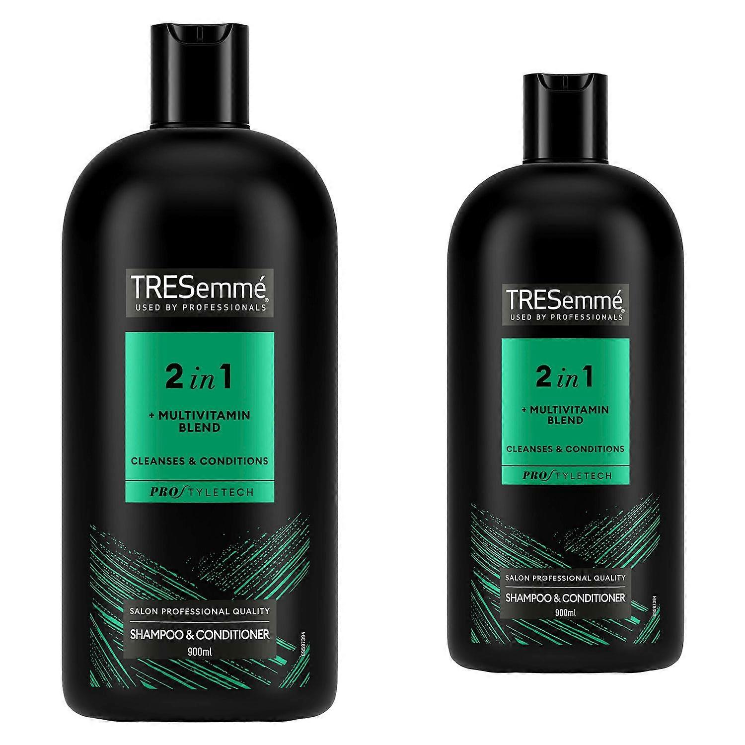 TRESemme 2 in 1 Shampoo & Conditioner Replenish & Cleanse 900ml, 2 Pack