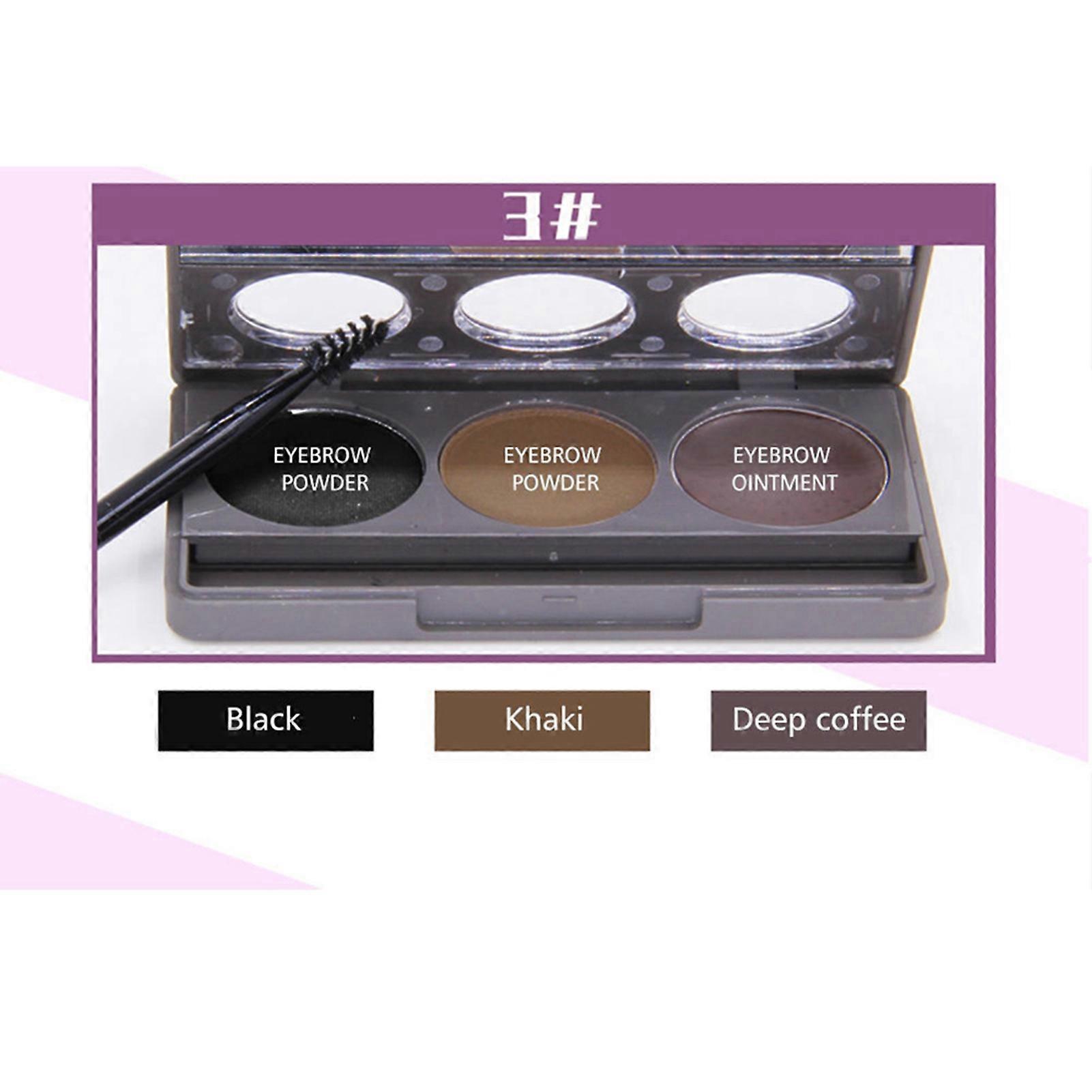 3 Colors Eyebrow Powder Long lasting Waterproof Eyes Makeup Cosmetic Powder 103#