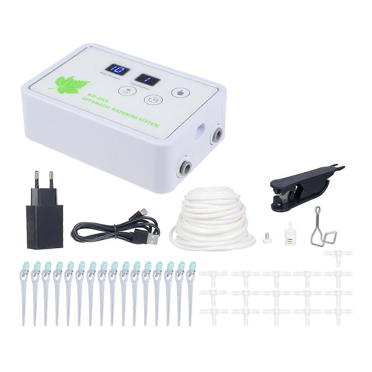 Automatic Watering System Timeable Plant Waterer Built-in Self-Priming Pump Smart Timed Watering Ti