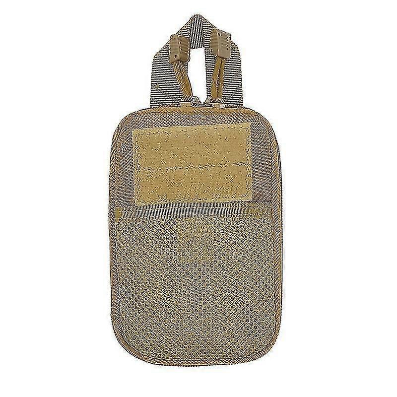 Yellow Tactical Waist Pack Bag for Men - Small Pocket Netbag Pouch with Adjustable Belt for Outdoor and Travel Use