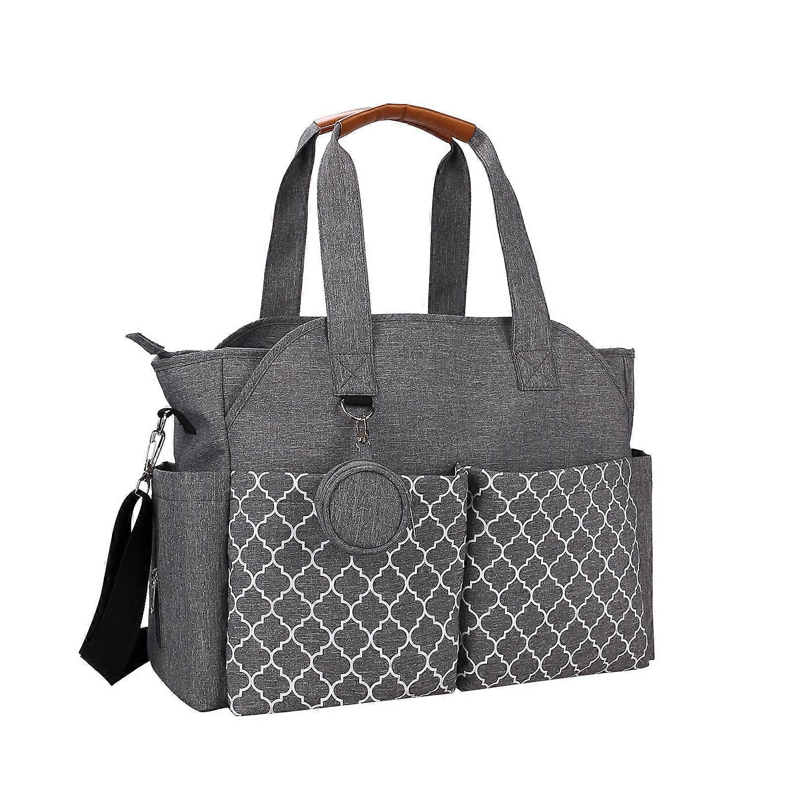 Nappy Bag Changing Bag Multifunctional Baby Nappy Caddy Organiser Portable Nappy Caddy Storage Basket with Compartments for Travel Picnic