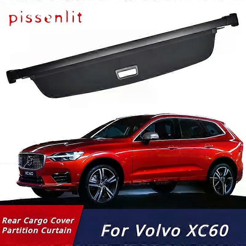 Car Rear Trunk Security Cargo Cover Shield For Volvo XC60 2010-2023 Security Shield Rear Luggage Curtain Partition Privacy