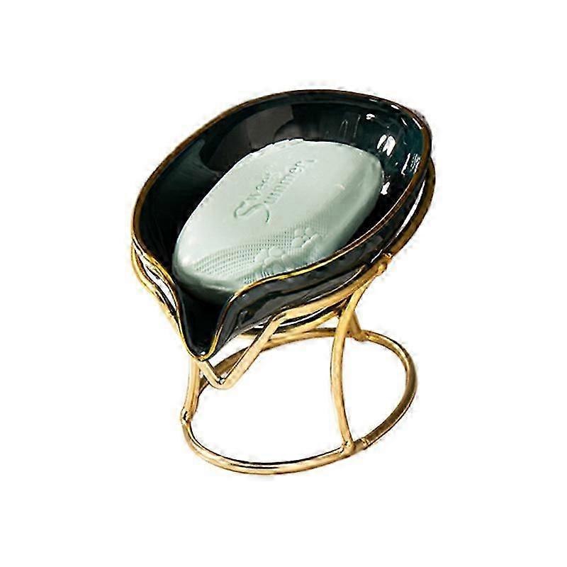Light luxury toilet soap box drain soap box storage rack