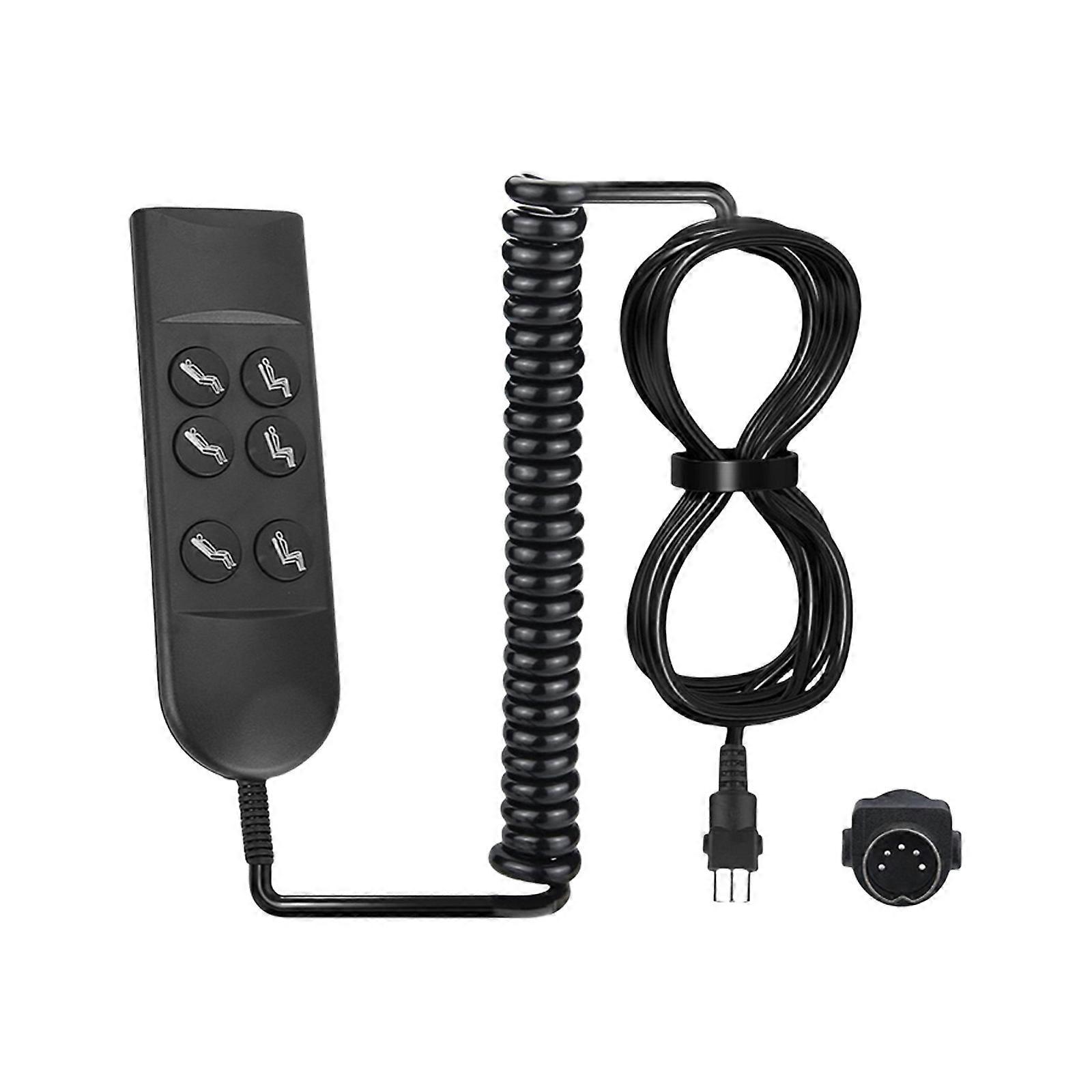 Electric Recliner Controller Lift Chair Button Manual Hand Controller 6 Button 5 Pins Hand Switches For Home Appliance Multicolor