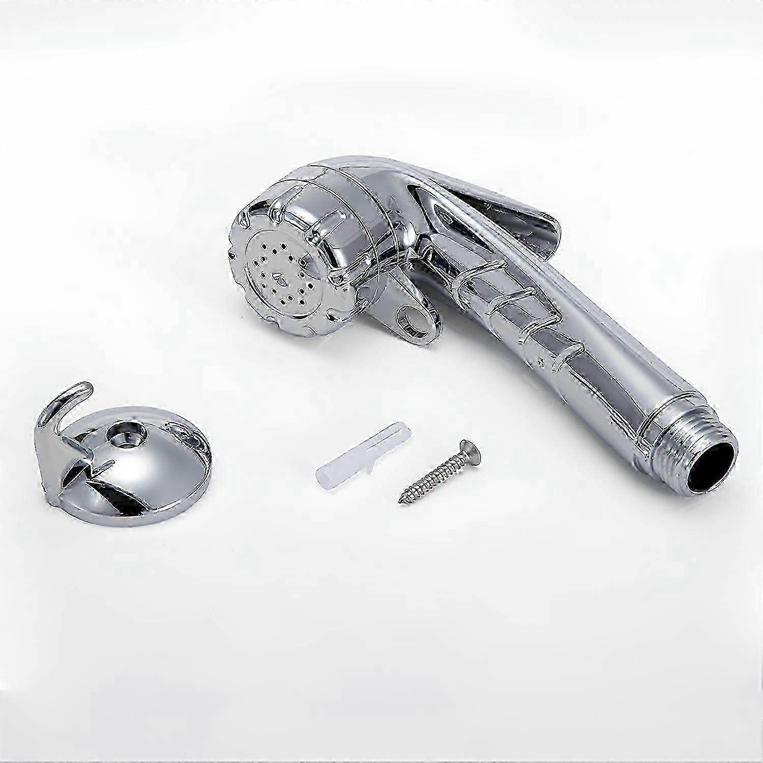 2025 Duschkopf ABS Duschkopf 1/2 '' Knopf WC Dusche Boot Dusche Chrom