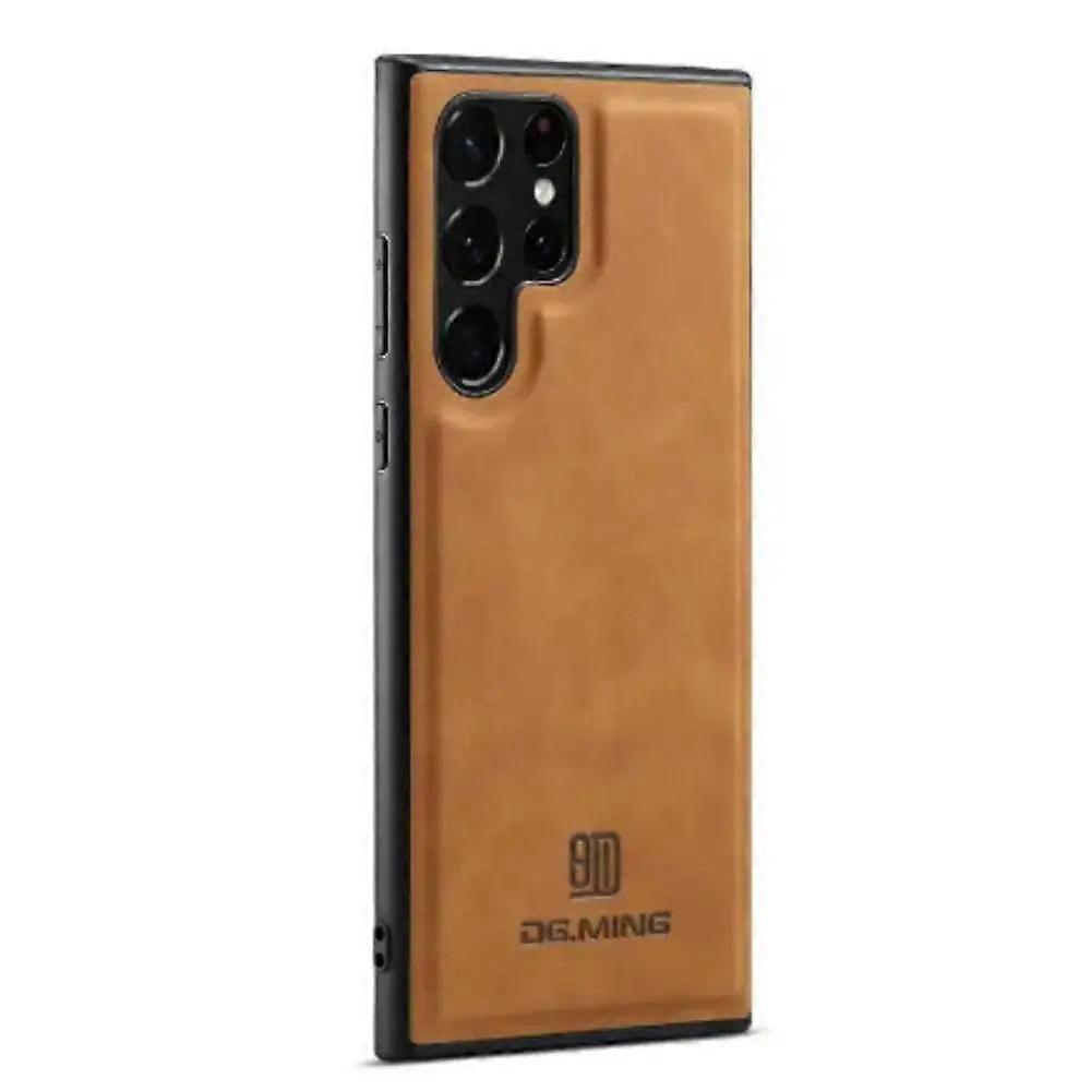 M2 Magnetic Leather Case For Samsung (brown Case Only)
