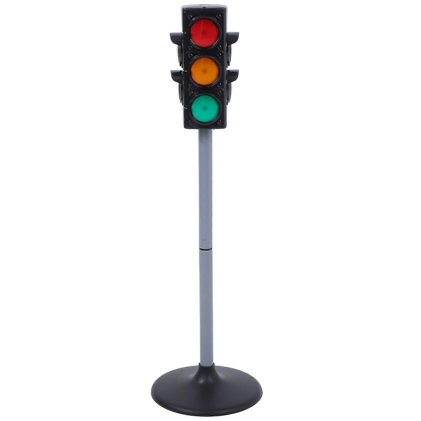 1pc Simulation Feu De Signalisation De Signalisation De Signalisation Jouet De Sécurité Jouet Éducatif (Noir)