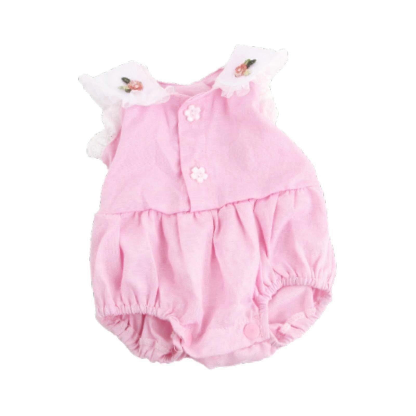 Macacão de boneca renascido para presente de aniversário infantil DIY Baby Doll Clothing para 22 polegadas