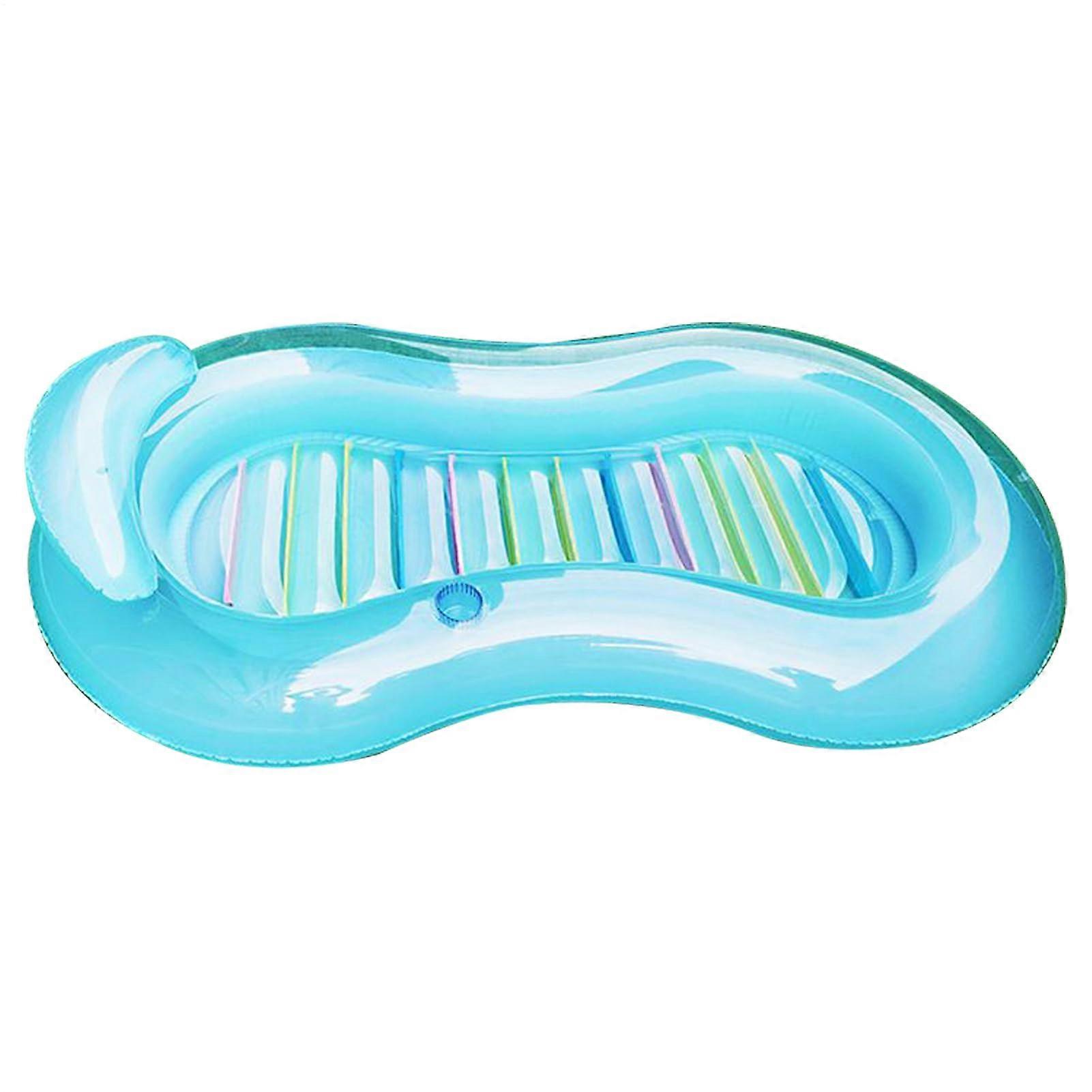 Float Solar Lounge for Adults with Holder and Pillow at Beach, Lake, or Pool