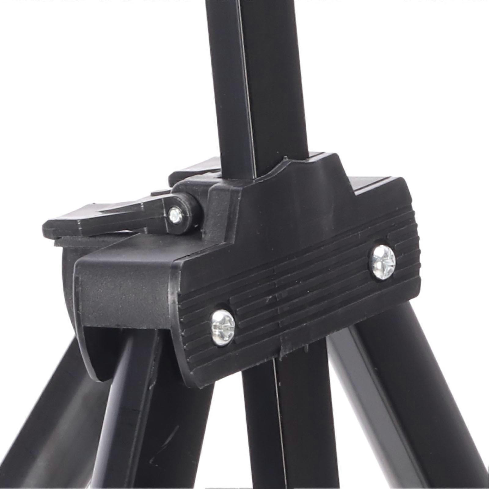 Easel Stand Iron Adjustable Foldable Triangular Structure Stable Art Easel for Table Floor Painting Display