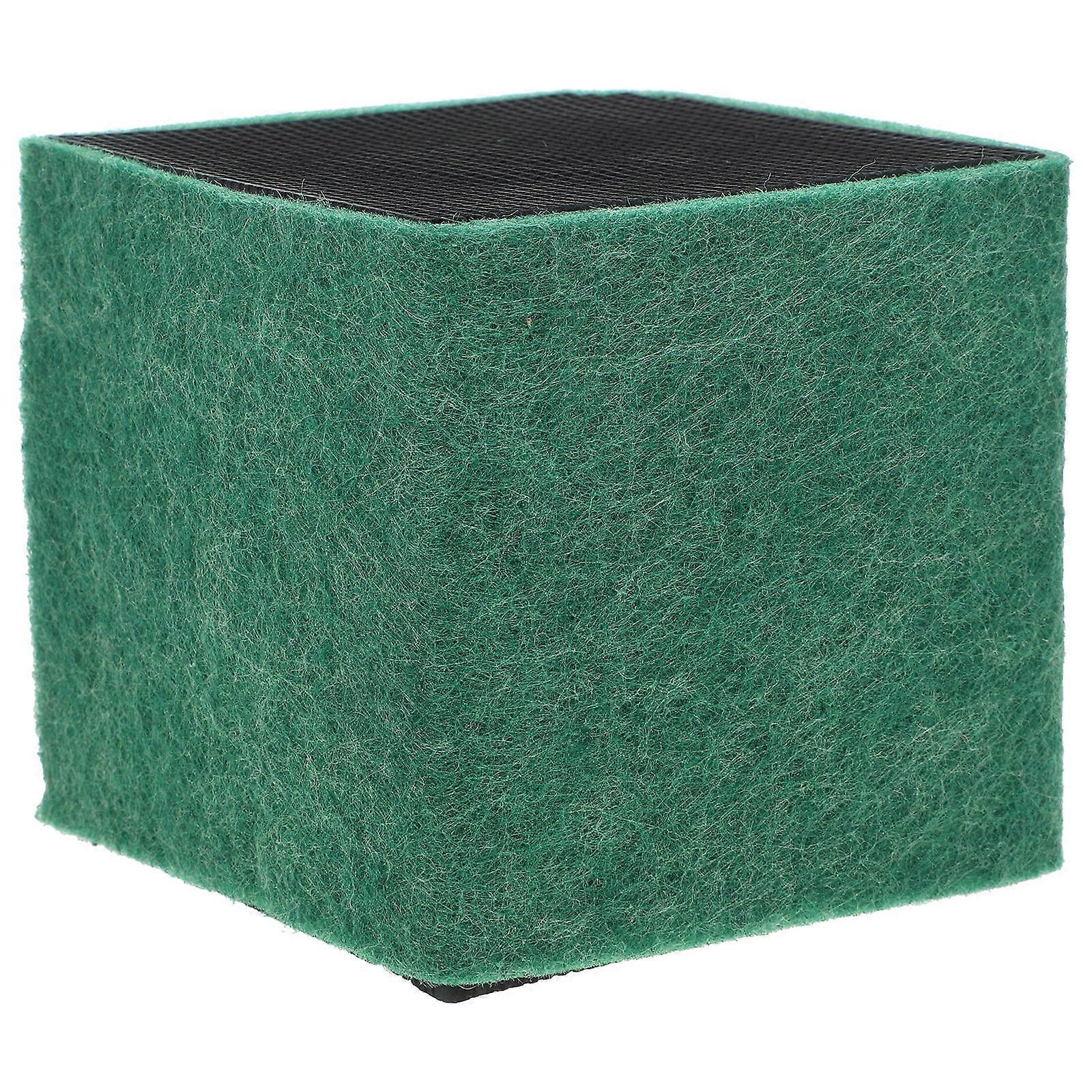 Eco-Aquarium Water Trough Purifier Cube Green Color Mesh Structure Filtration 1Set