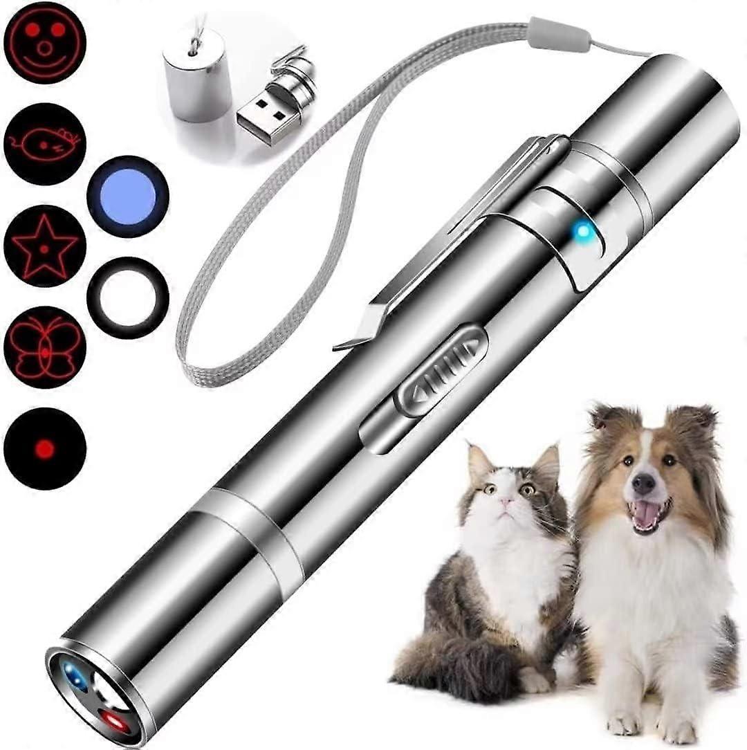 USB Rechargeable Laser Pointer Training Chaser Interactive Toy Dog Laser Pointer Toy