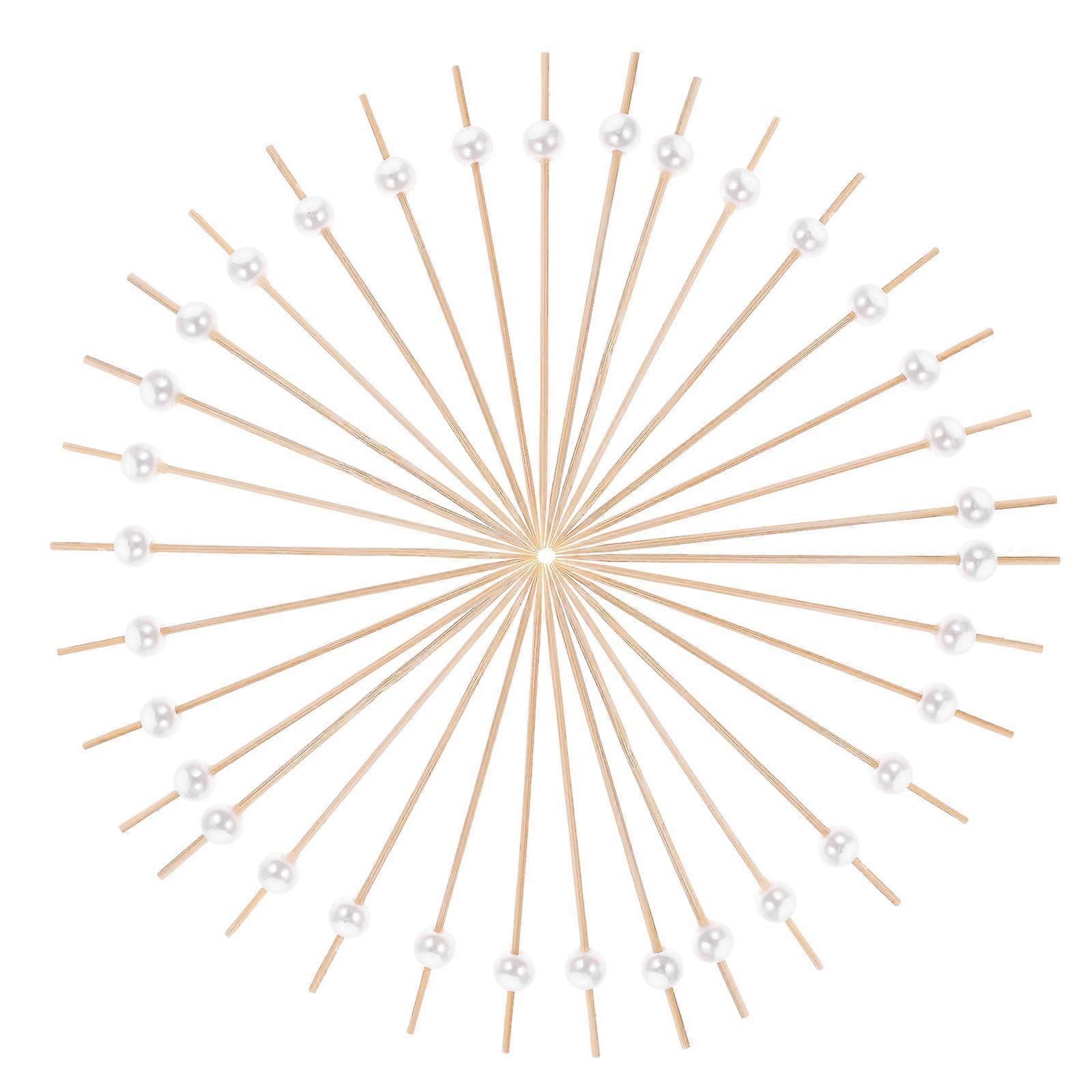 Appetizer Picks Decorative Toothpicks For Drinks Family Gatherings And Afternoon Tea 11.50X1.00X1.00CM 100Pcs