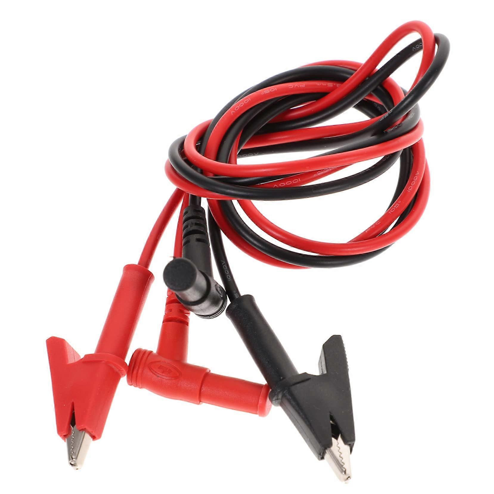 Multimeter Test Leads with Crocodile Clips for Voltmeter Accessories