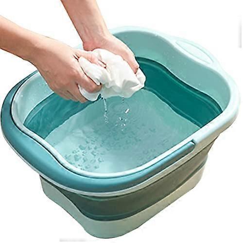 Foldable foot bath tub – collapsible foot soaking bucket, large soaking tub, portable foot soaking tray for relaxation at home