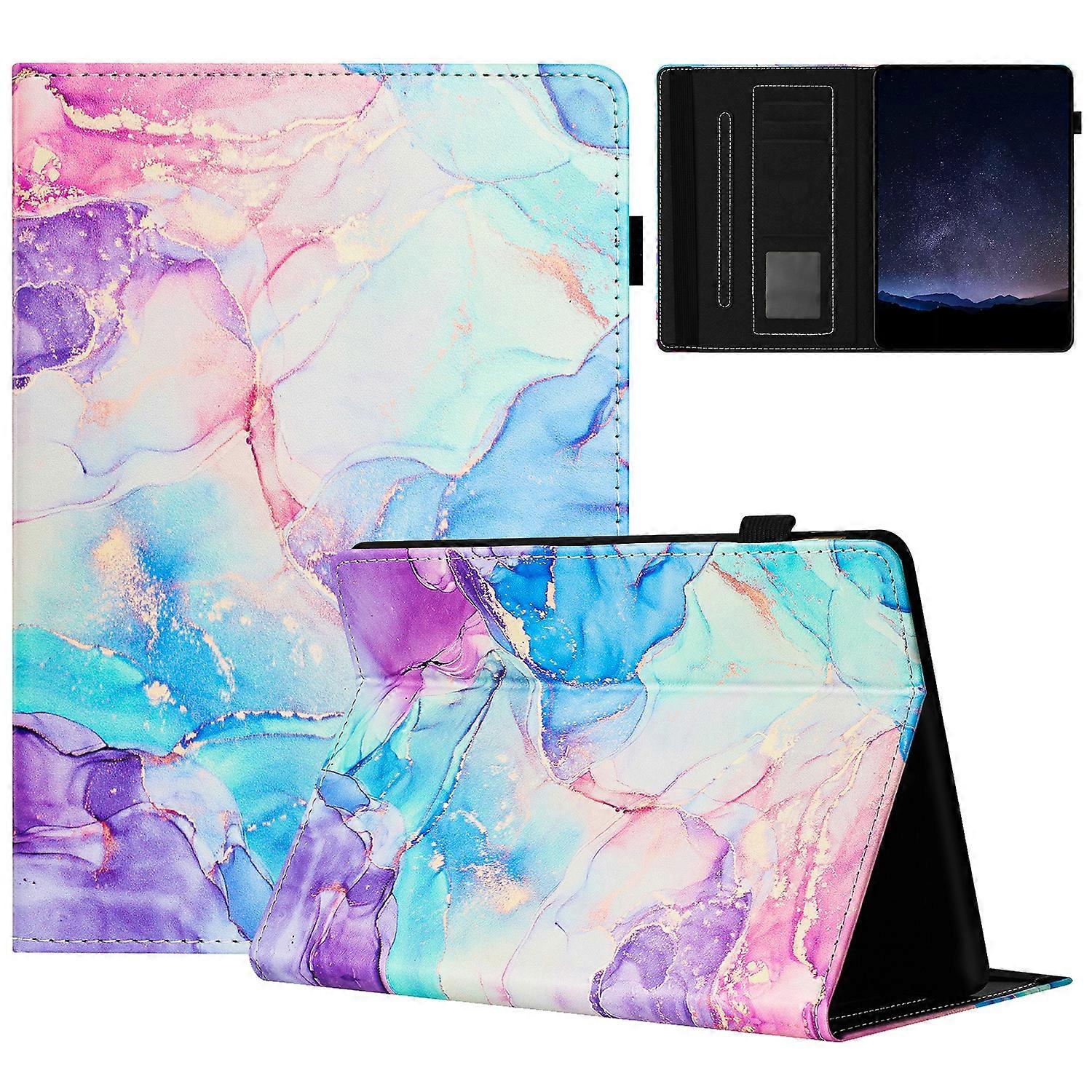 Marble Printed Leather Case for Amazon Paperwhite 4 (2018) Paperwhite 3 (2015) Paperwhite 2 (2015) Paperwhite (2015) Purple Blue