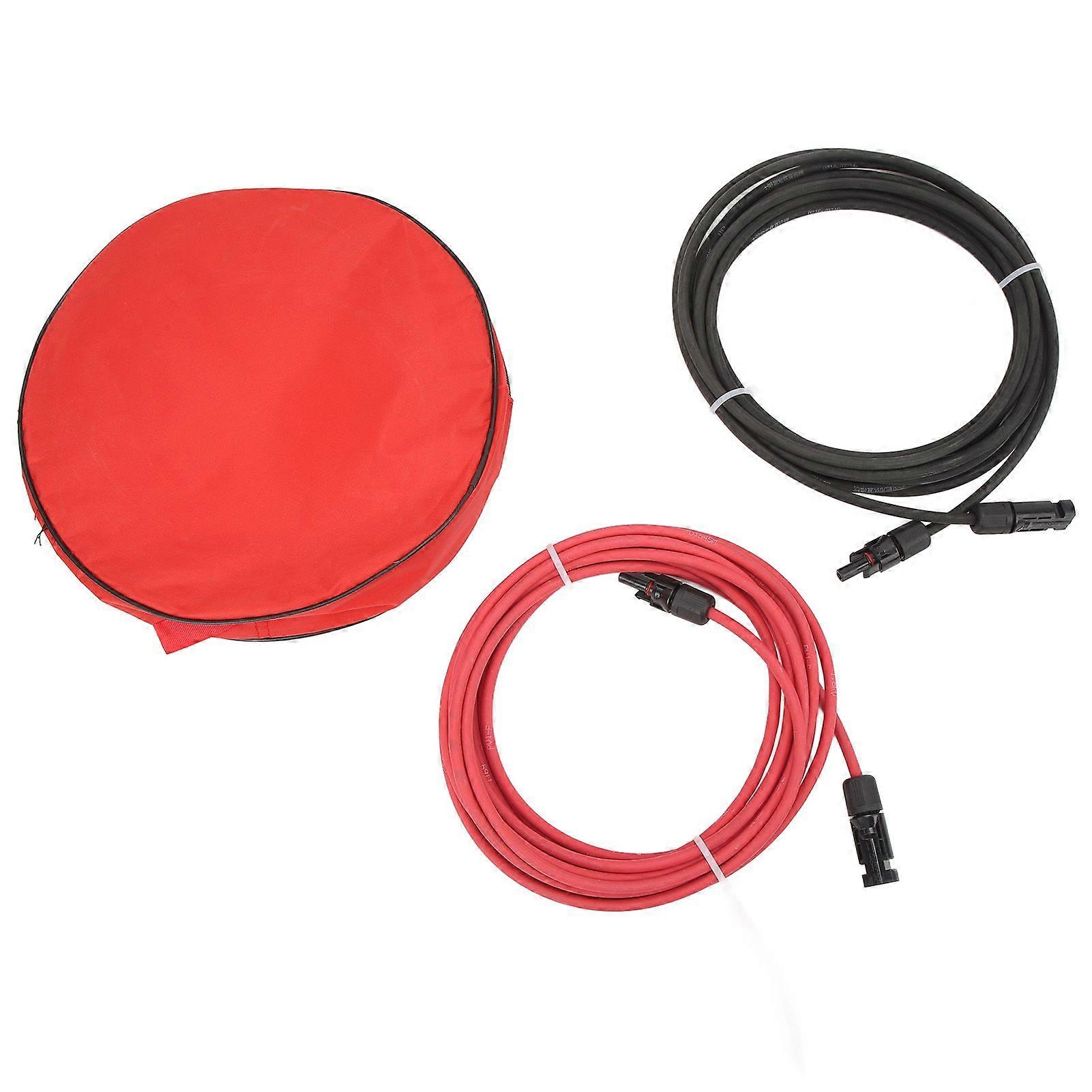 Cable solar de cobre de 10 m con conectores macho y hembra