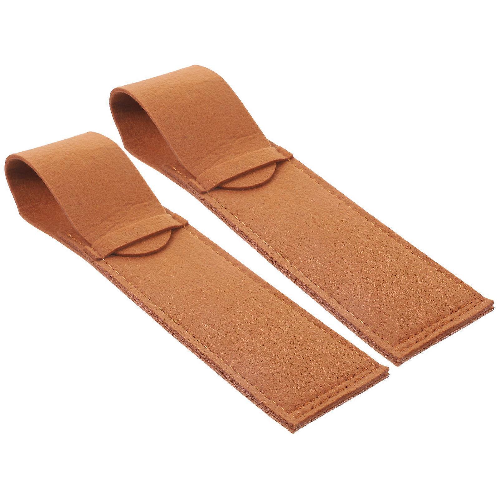 Here's a refined and professional product description for your **2pcs Storage Bag Portable, Wear Resistant Organizer with Felt Lining for Chefs,
