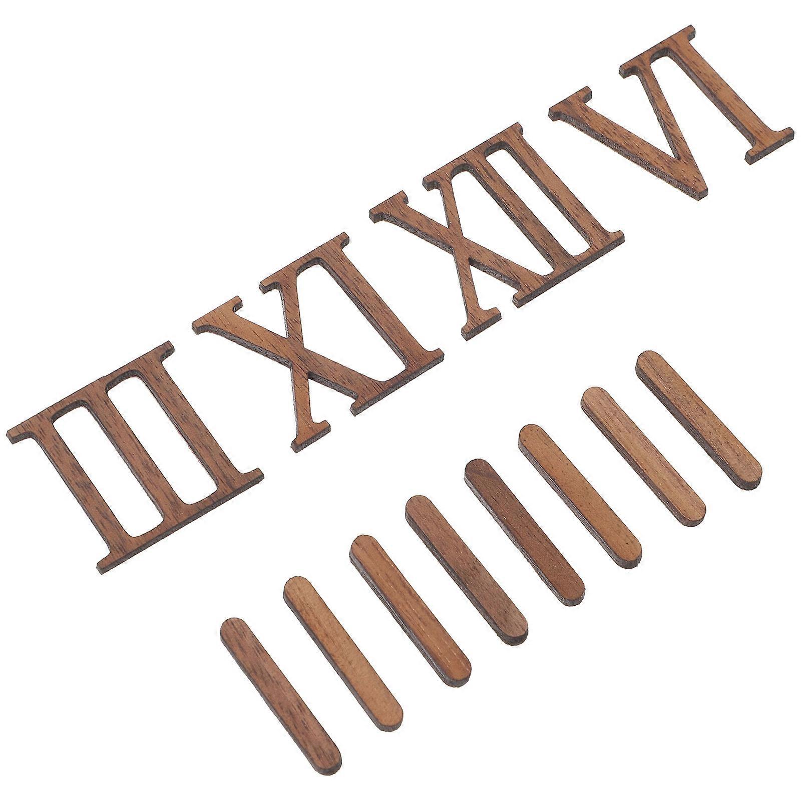 Numbers Set For Clocks With Roman Numerals And Simple Design Ideal For Home Decor 1 Set