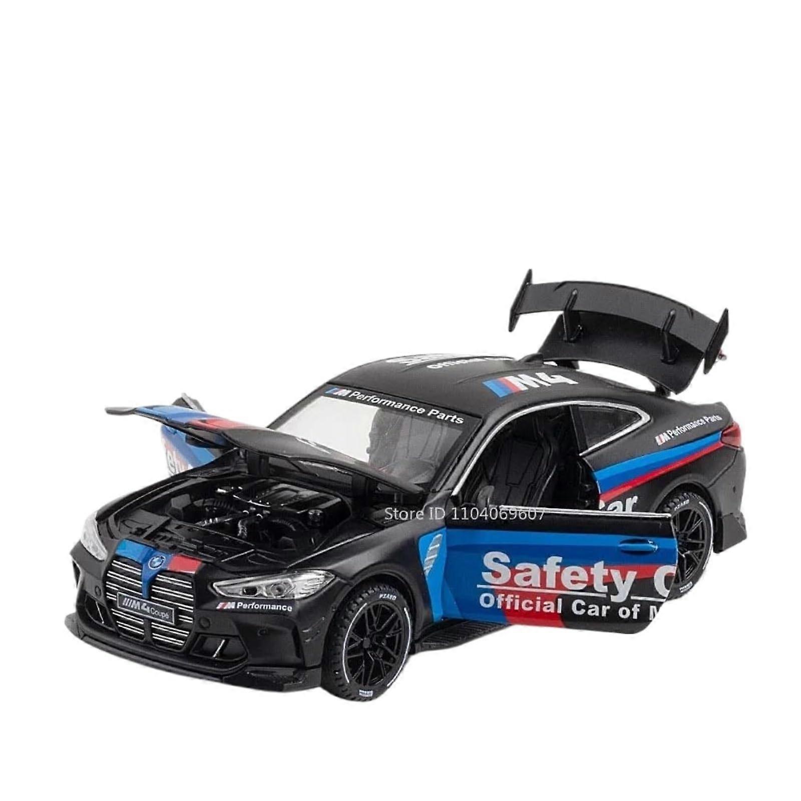BMW M4 M8 modello di auto sportiva in lega modello in miniatura modello di auto finito (M4 nero) in scala 1:32