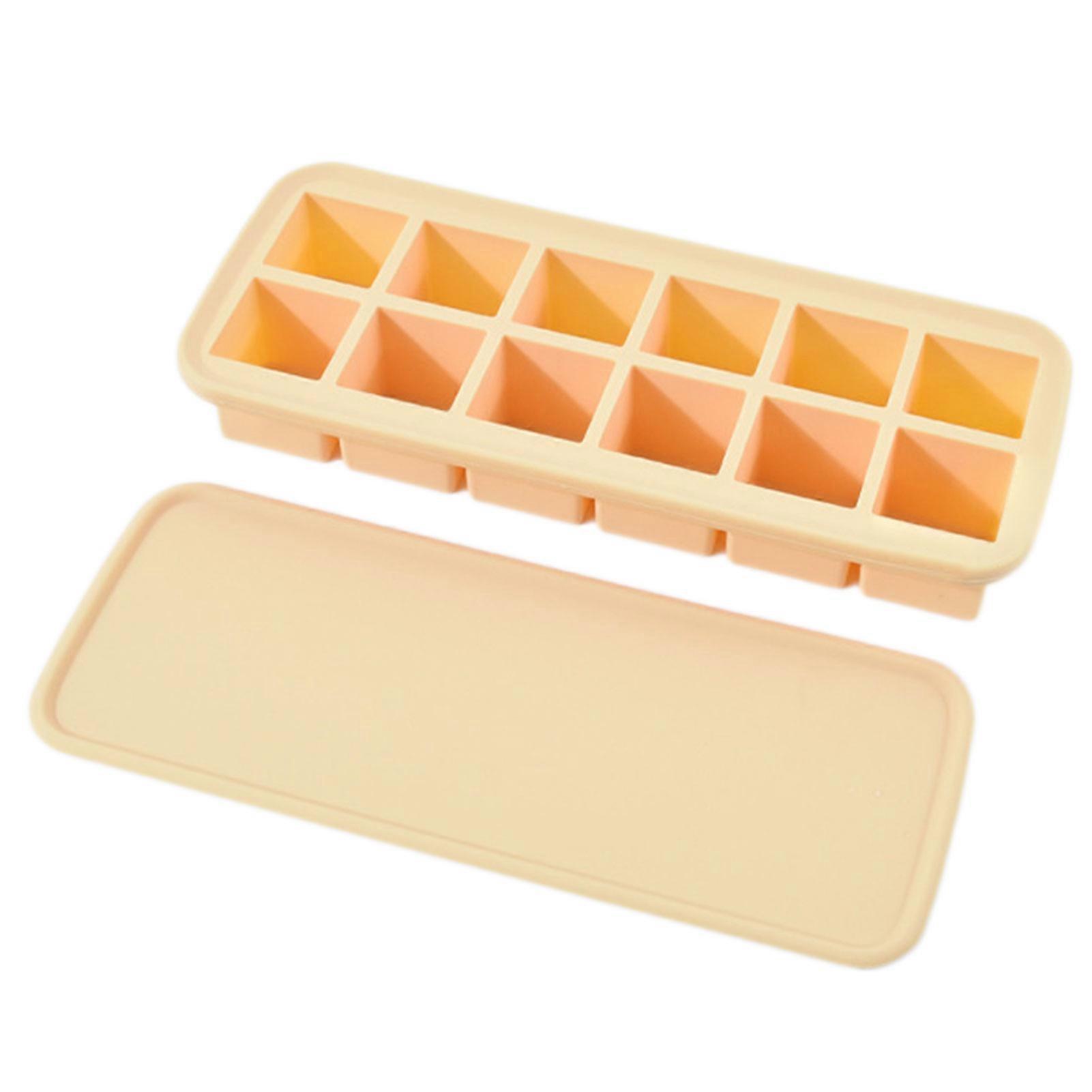 Soft Bottom Ice Tray For Drinks lexible Food-Grade Ice Maker for Summer Refreshments Parties