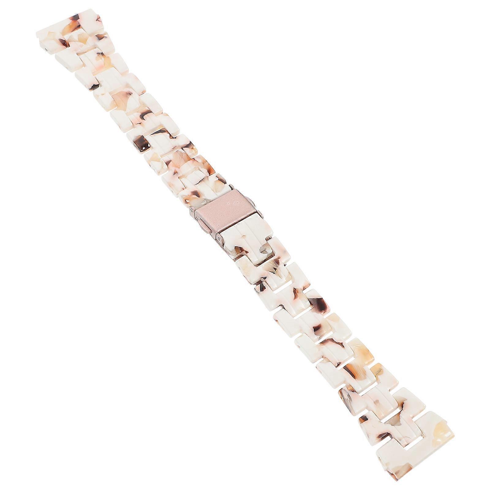 Durable Watch Strap 20mm Brown Resin Band Compatible With Galaxy Watch 4 For Daily Use 1Pack
