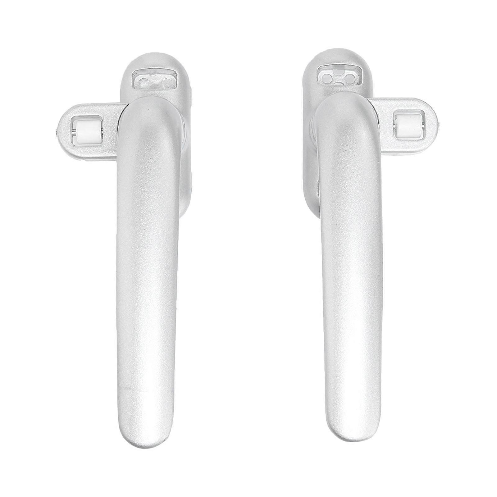 Metal Window Handle 2Pack Designed For Home Use 13x7cm Silver Durable Use Safe Closing Functionality