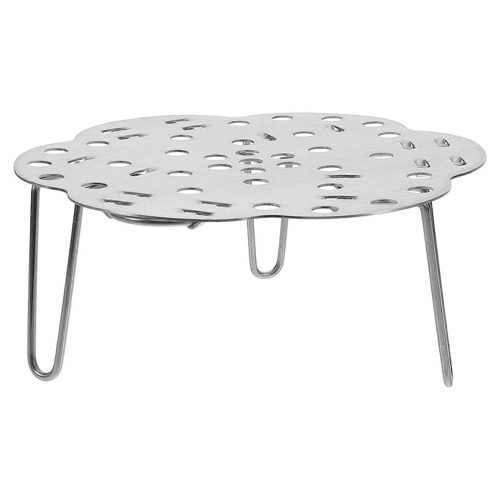 Foldable Stainless Steel Steamer Basket for Pot – Expandable Multi Use Steaming Rack with Thickened Water Isolation for Cooking, Cooling, Baking, and
