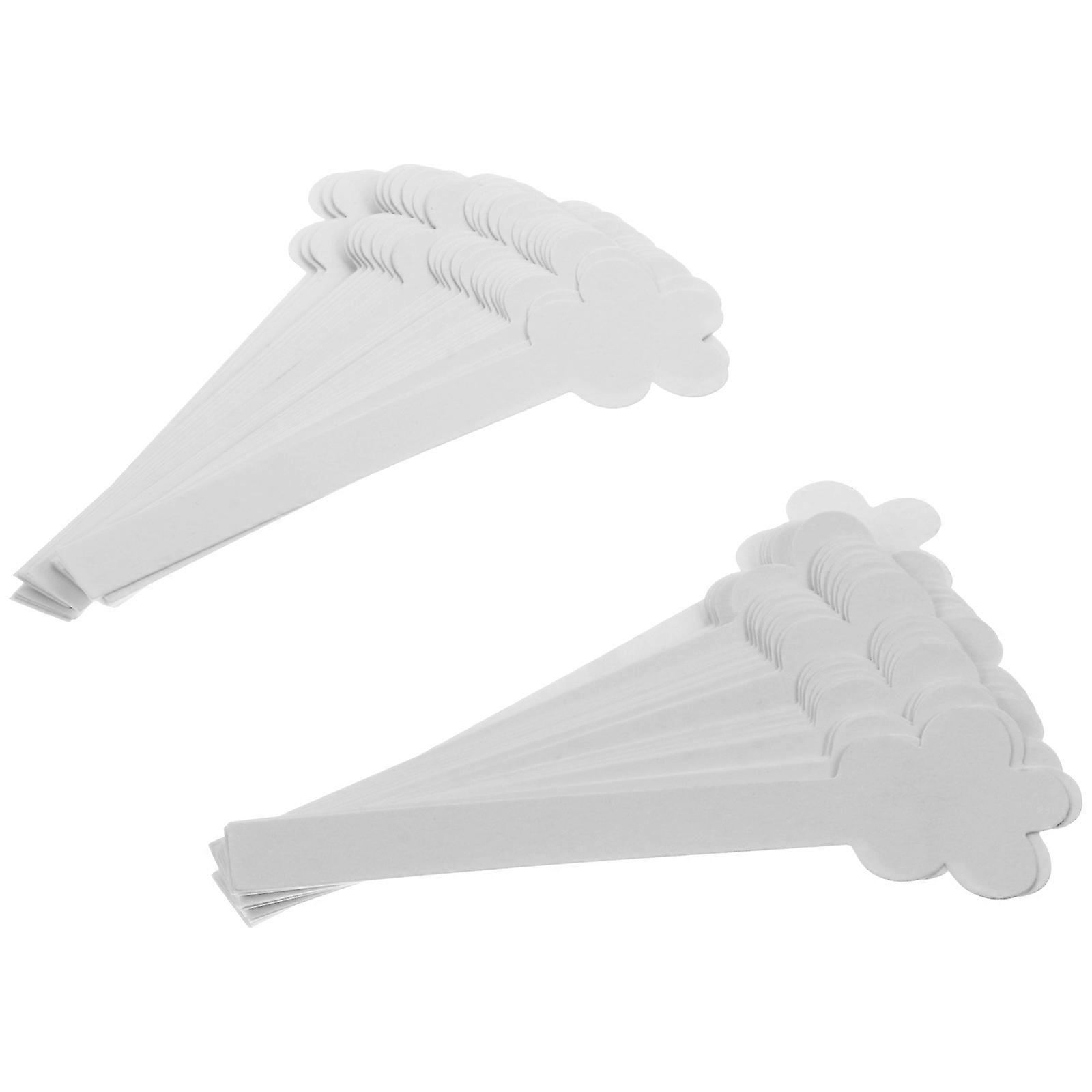 Aromatherapy Testing Test Paper Strips 1 Set 50Pcs White Essential Oil Paper For Perfume Evaluation