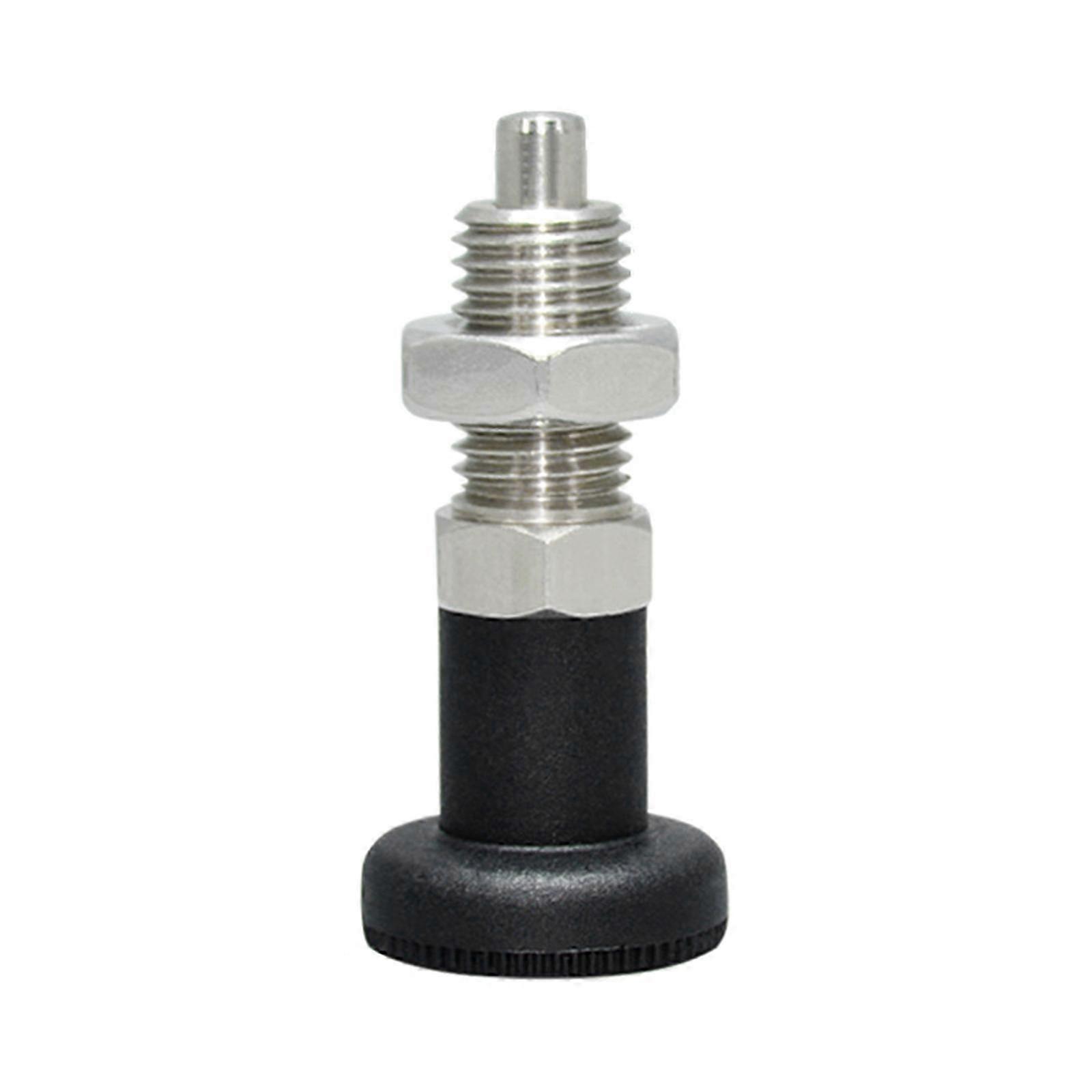 Self-Locking Indexing Plunger with Ball Nose, Stainless Steel Spring Plunger, M10 Size for Precision Applications
