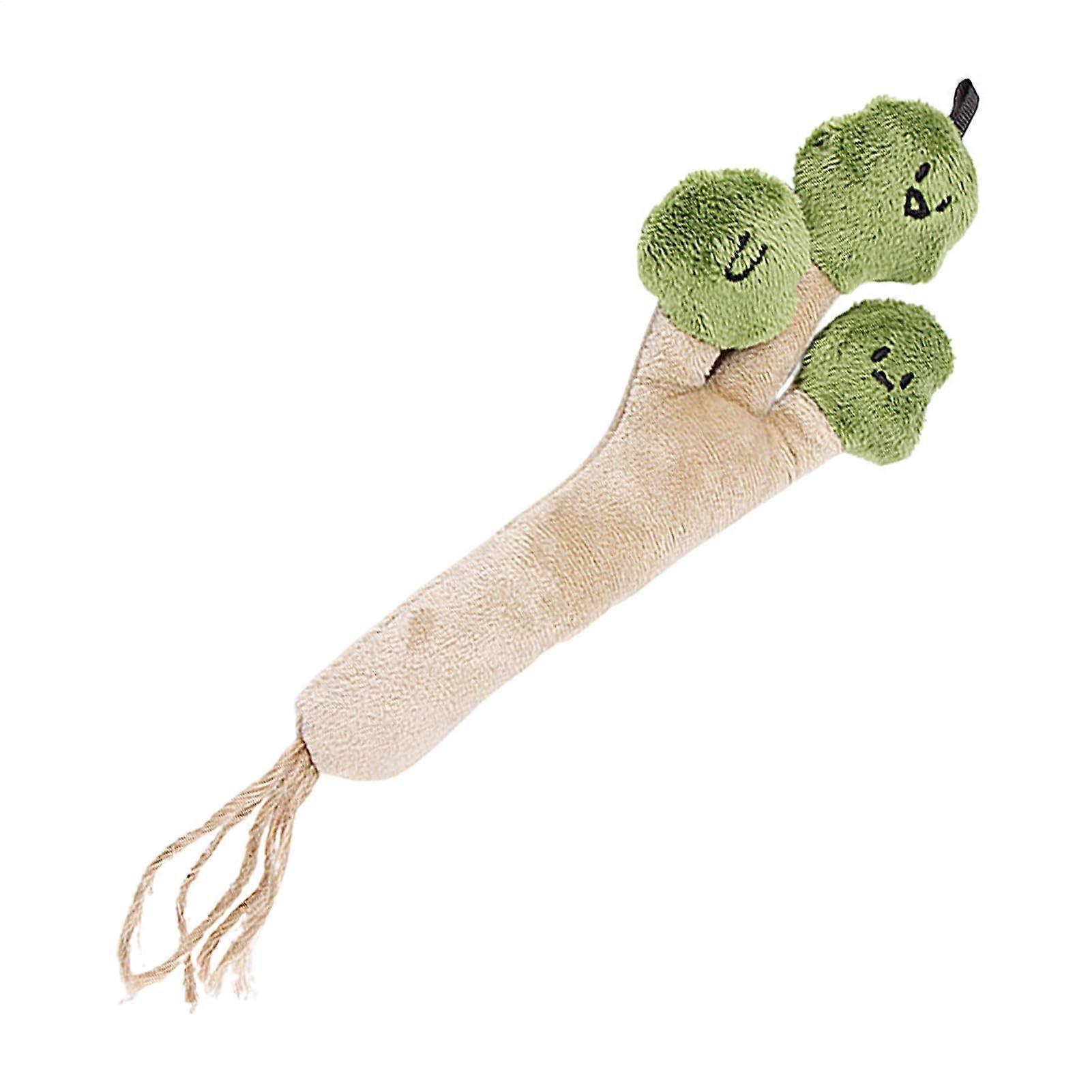Vegetable Dog Plush Chew Toy | Interactive Plush Vegetable for Small Puppies, Soft and Durable Indoor Play Toy