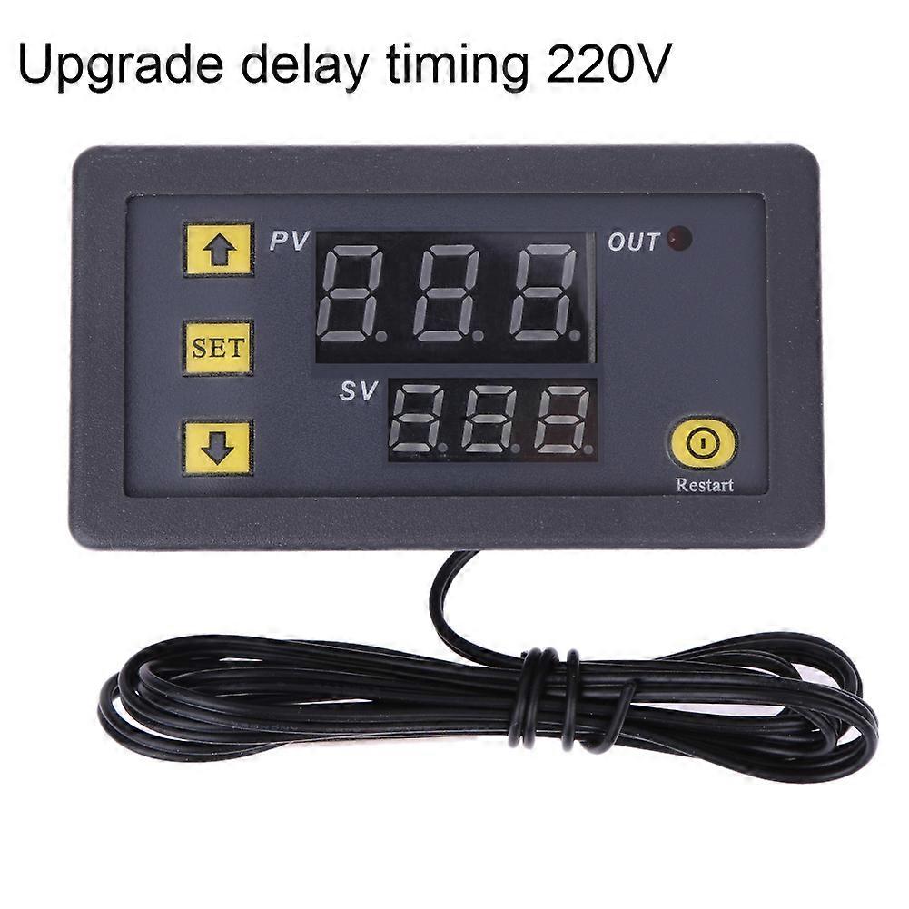Upgraded W3230 Temperature Controller: Delay Timer, No Wiring, Precise Control
