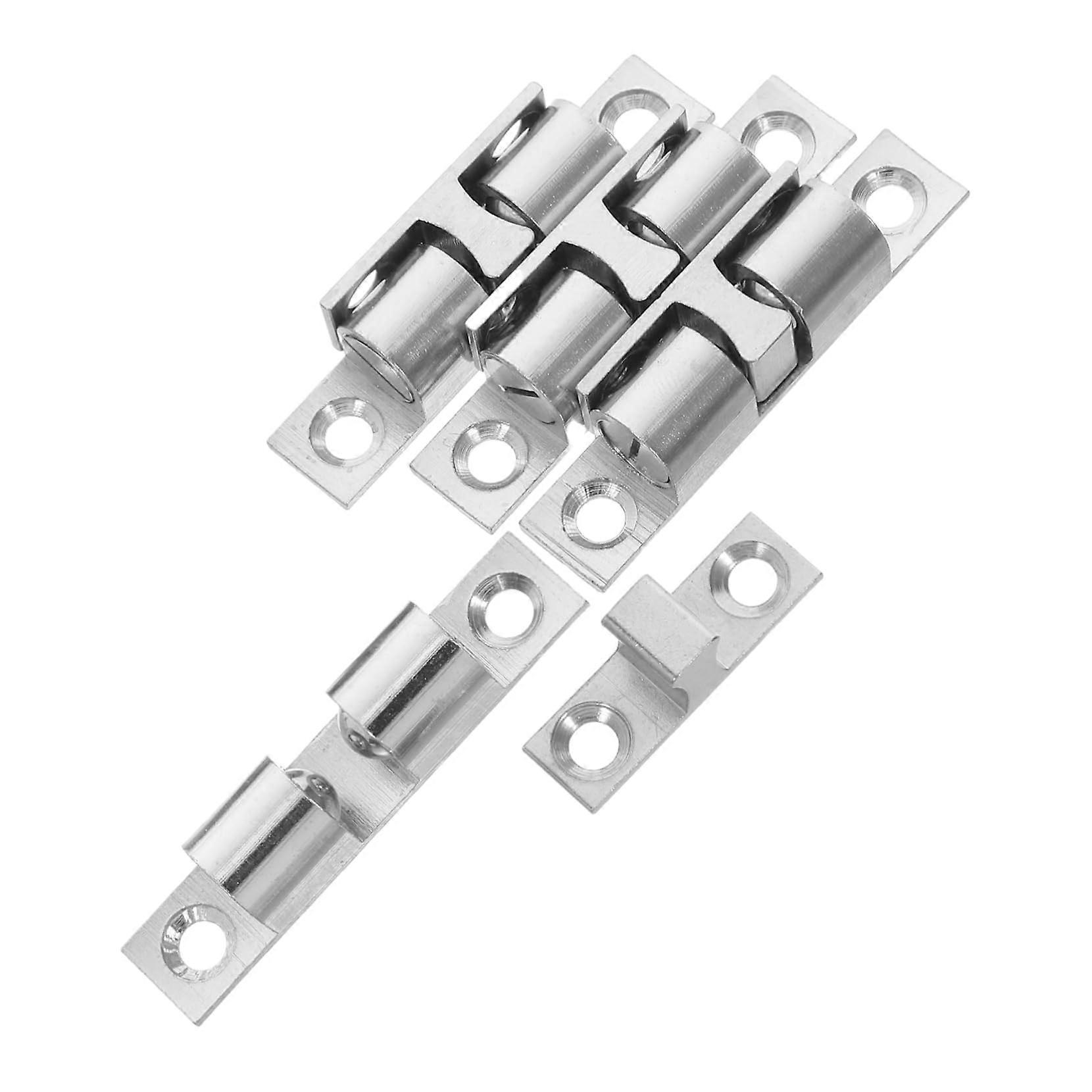 4piece Divided Door Stopper with Dual Roll Mechanism, Quiet and Secure, Easy Installation for Kitchen and Cabinet Doors