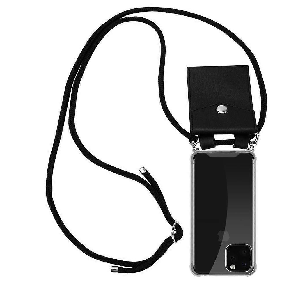 Custodia in silicone per iPhone 11 PRO MAX - Cavo con elementi in argento
