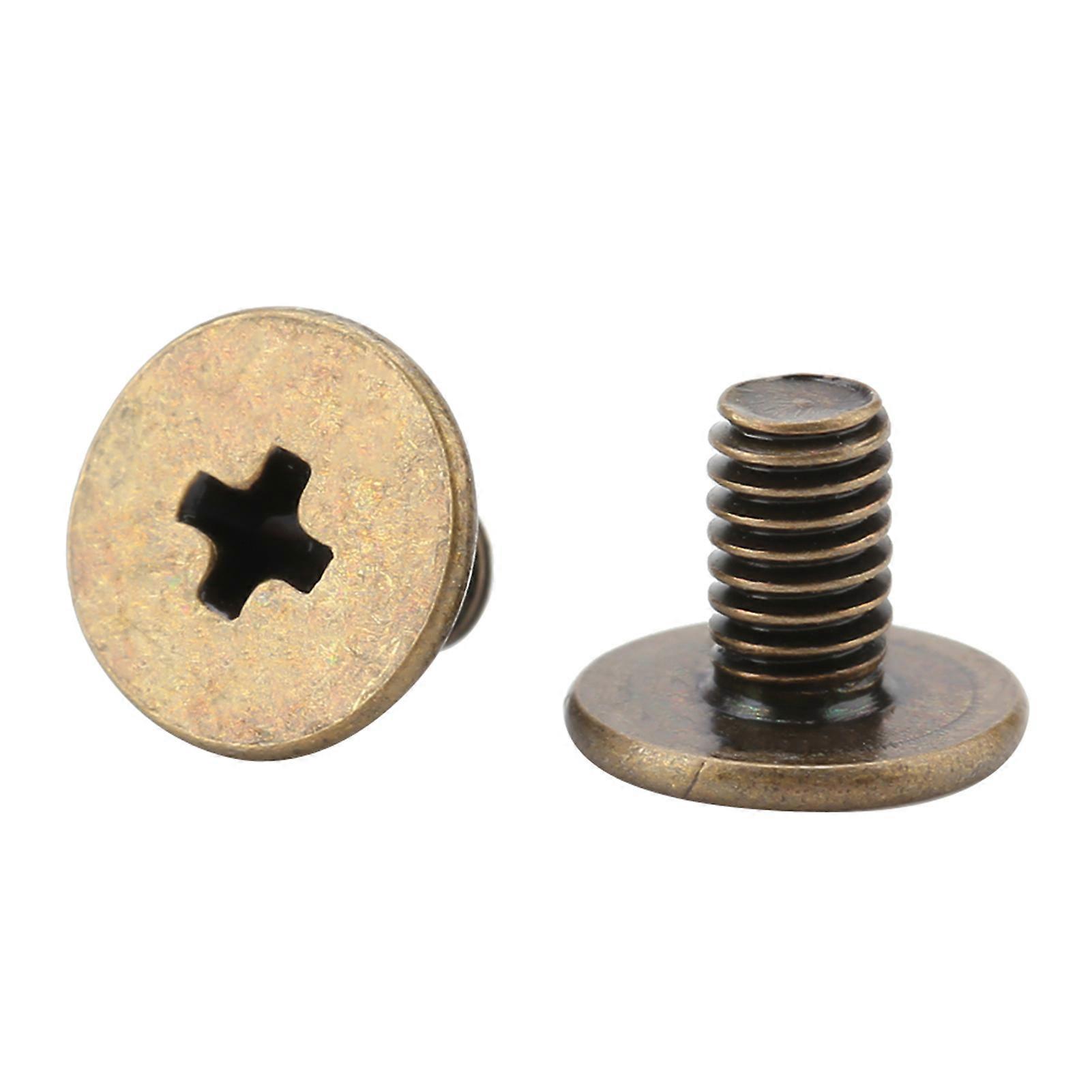 20pcs 8mm Bronze Rivets Fasteners Set for Leather Craft DIY